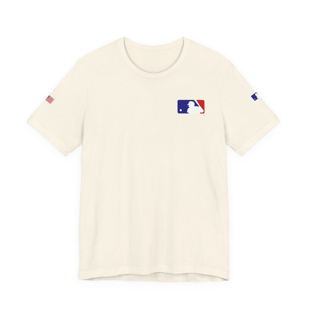 Baseball Logo T-Shirt Minimal Chest Patch Tee - Etna Gift