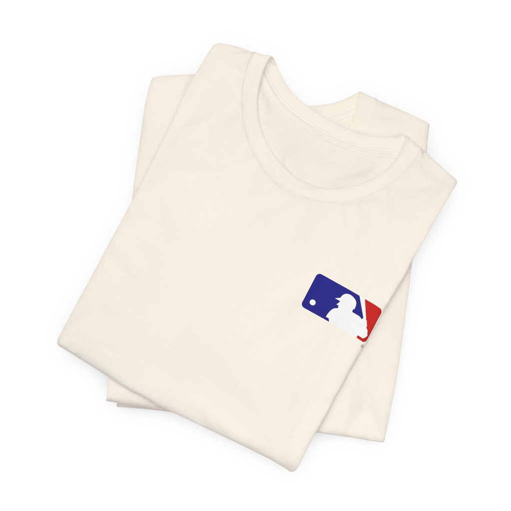 Baseball Logo T-Shirt Minimal Chest Patch Tee - Etna Gift
