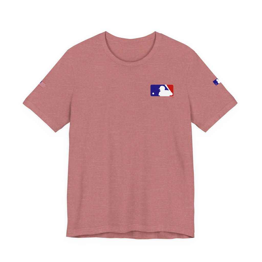 Baseball Logo T-Shirt Minimal Chest Patch Tee - Etna Gift