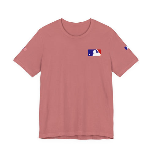 Baseball Logo T-Shirt Minimal Chest Patch Tee - Etna Gift