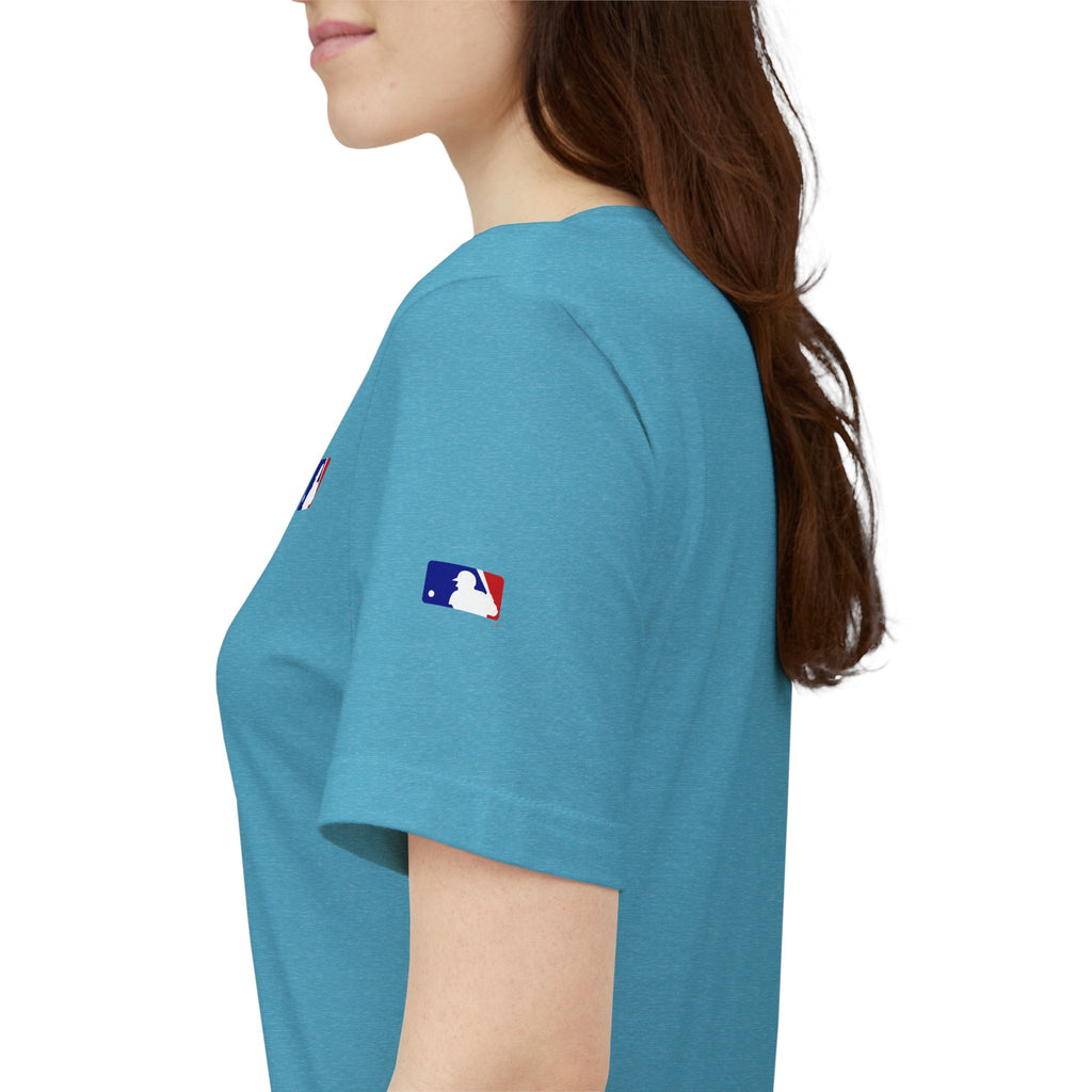 Baseball Logo T-Shirt Minimal Chest Patch Tee - Etna Gift