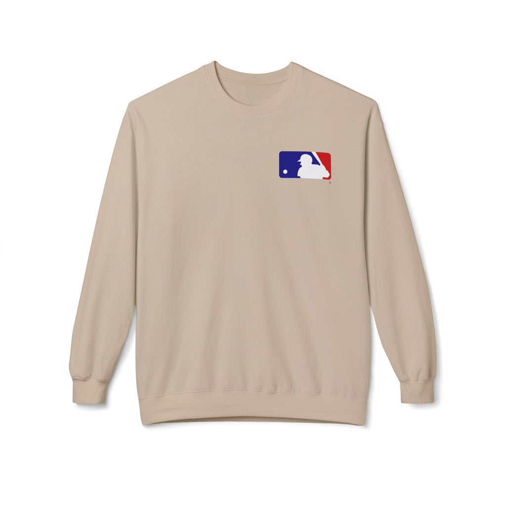 Baseball Silhouette Sweatshirt | Small Chest Logo, MLB Style - Etna Gift