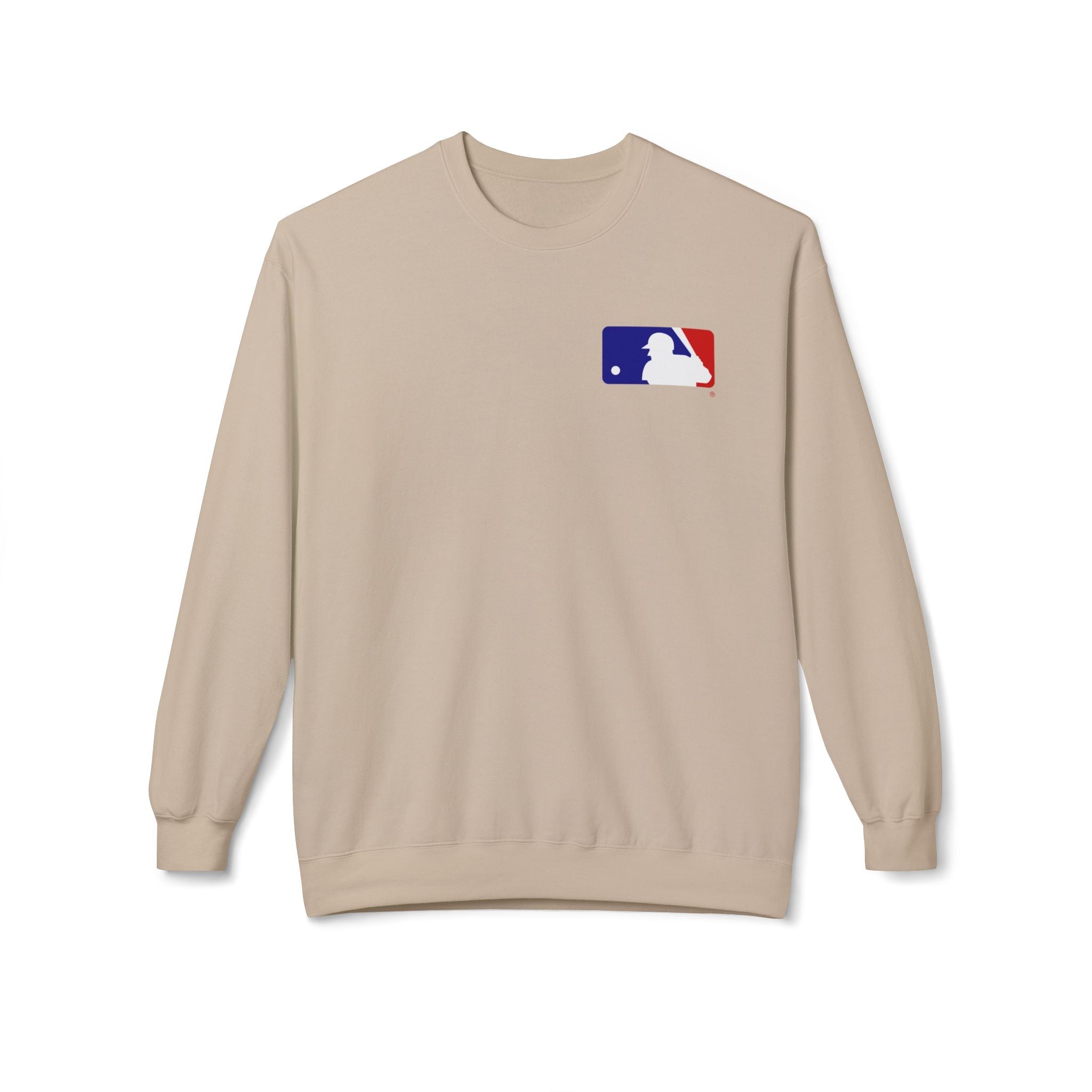 Baseball Silhouette Sweatshirt | Small Chest Logo, MLB Style - Etna Gift