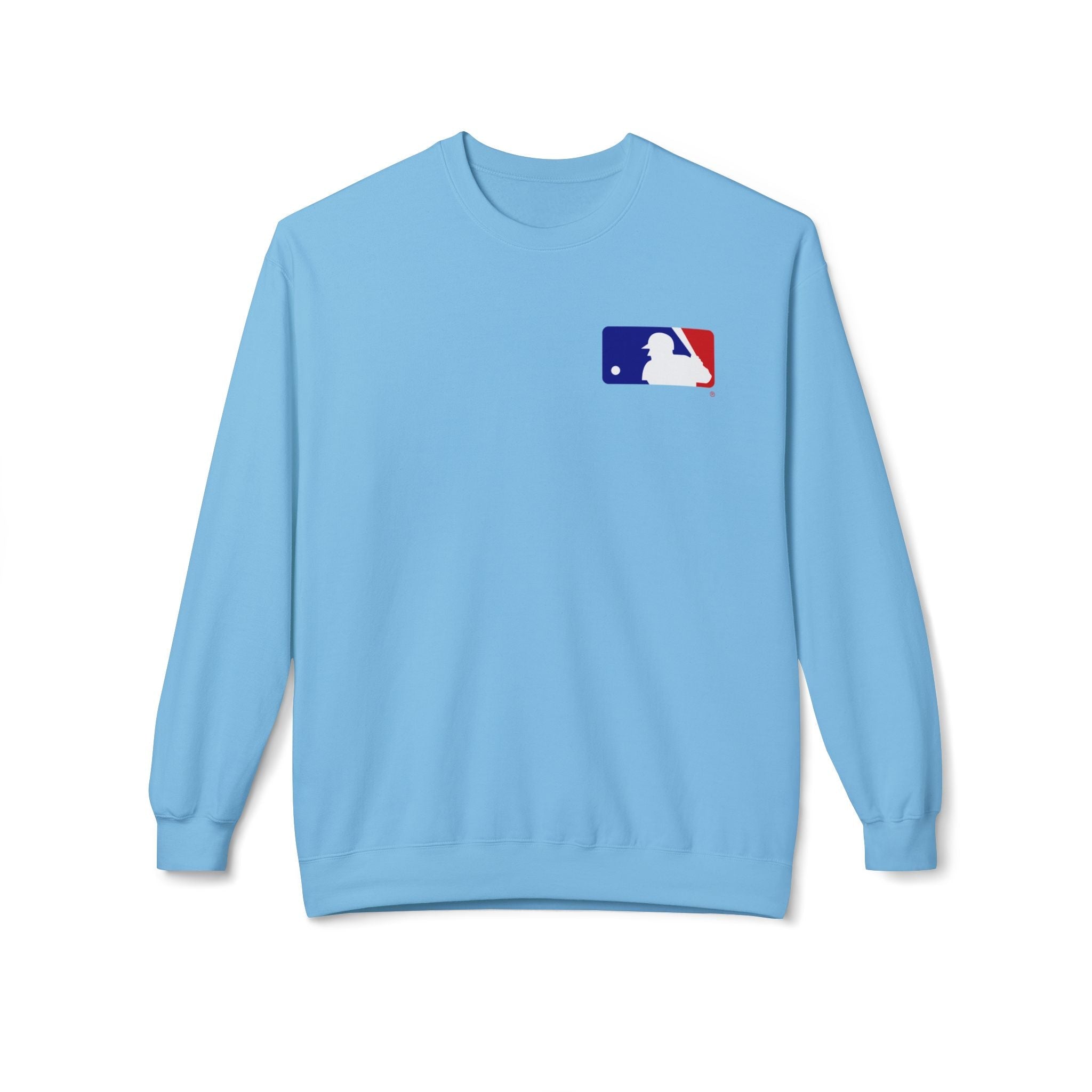 Baseball Silhouette Sweatshirt | Small Chest Logo, MLB Style - Etna Gift
