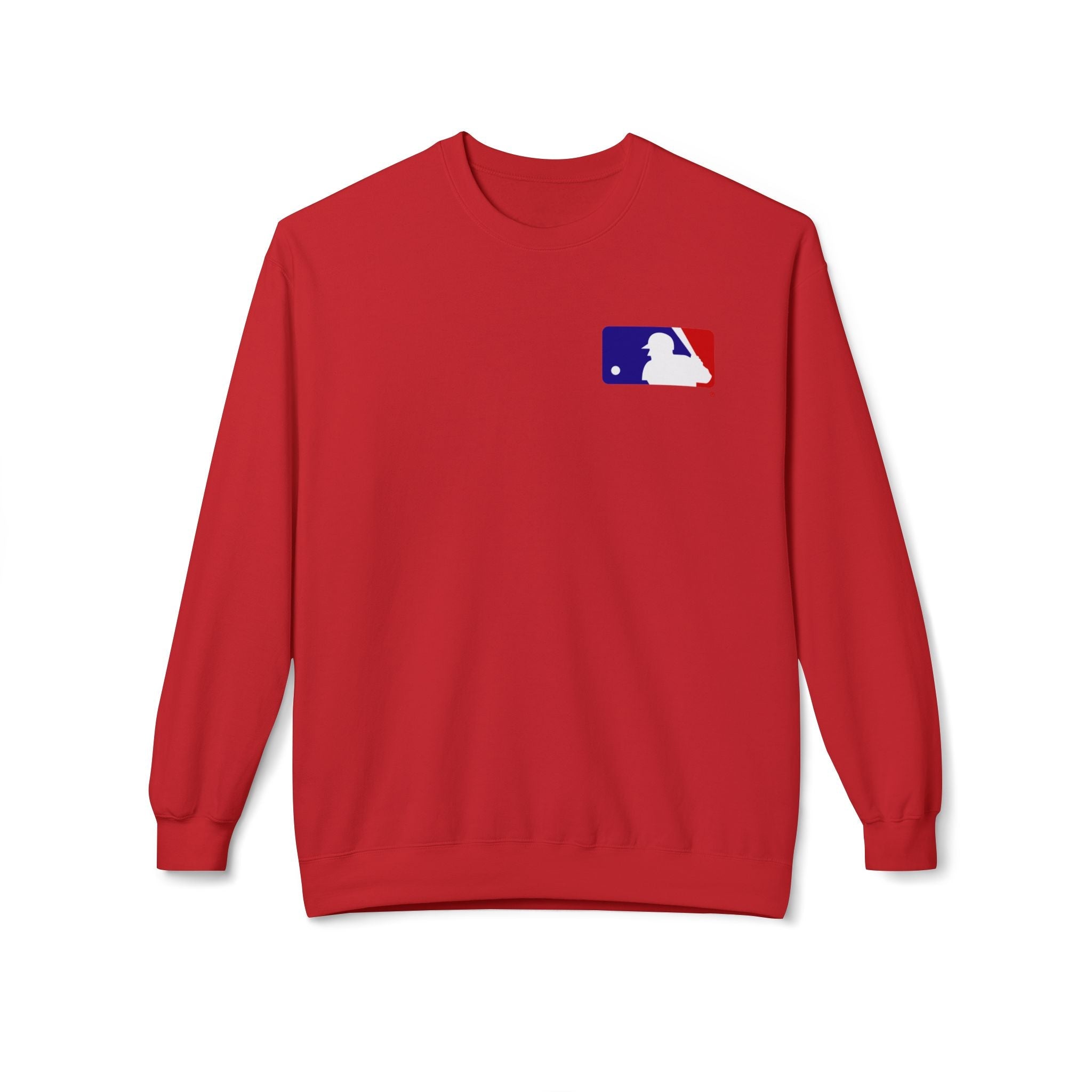 Baseball Silhouette Sweatshirt | Small Chest Logo, MLB Style - Etna Gift