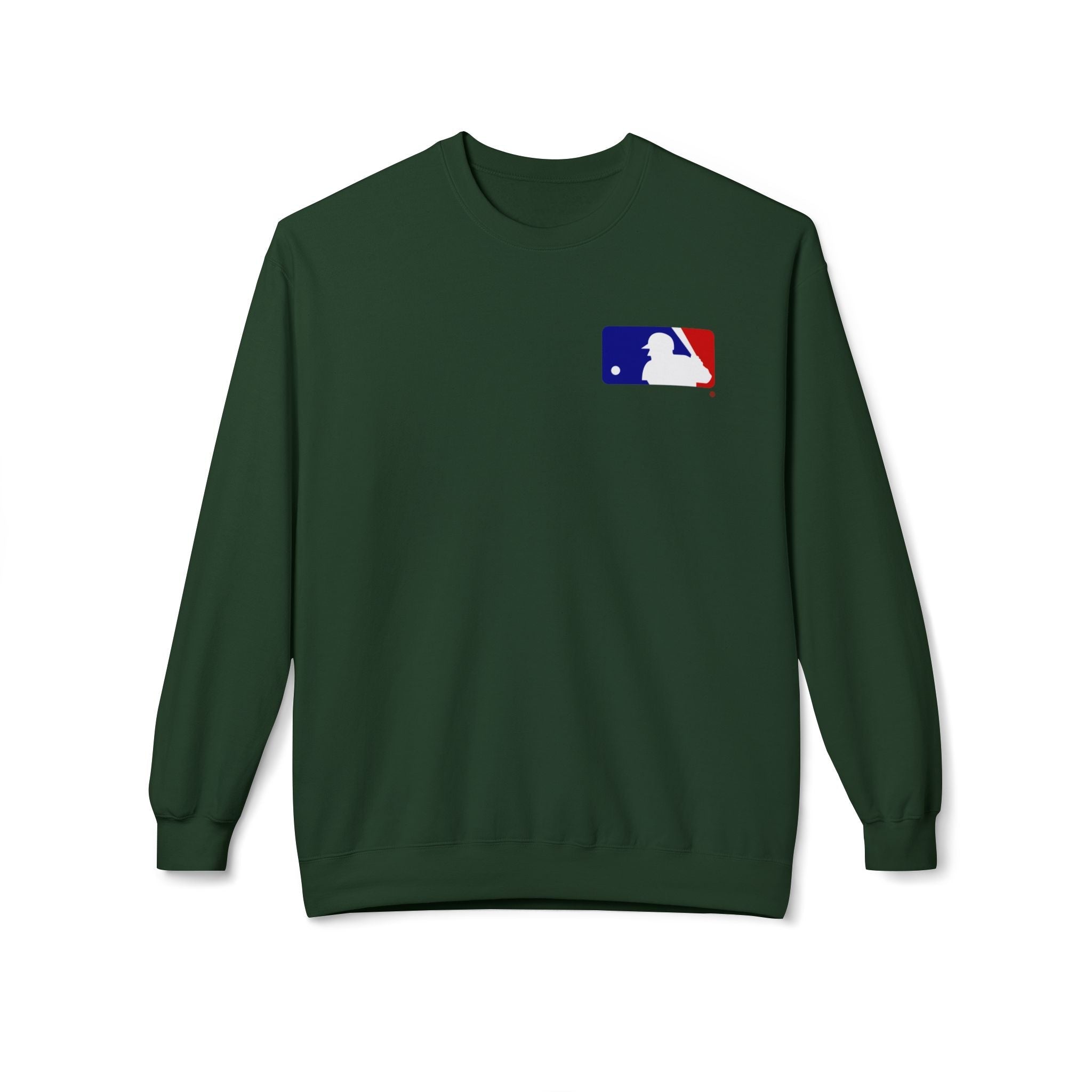Baseball Silhouette Sweatshirt | Small Chest Logo, MLB Style - Etna Gift
