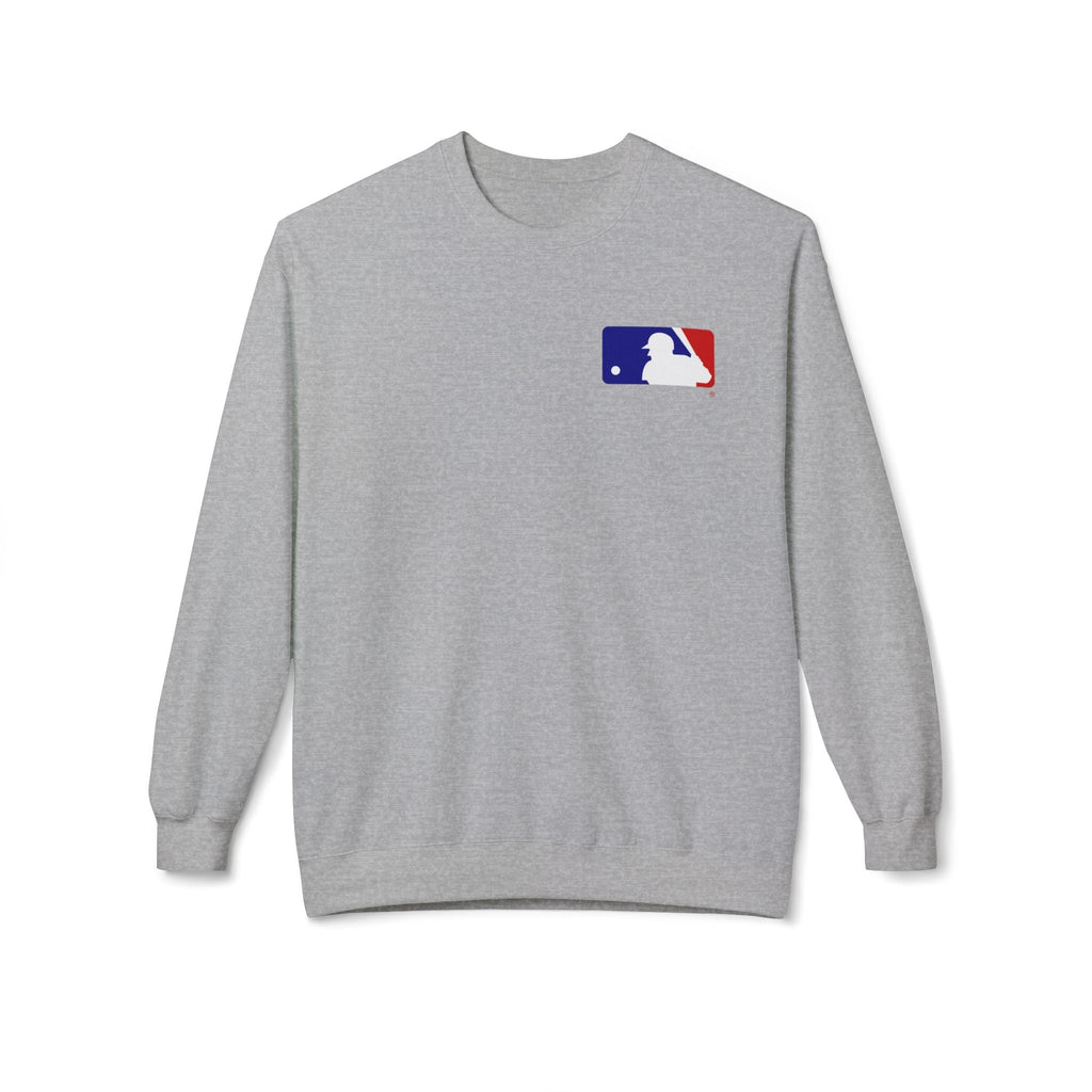 Baseball Silhouette Sweatshirt | Small Chest Logo, MLB Style - Etna Gift