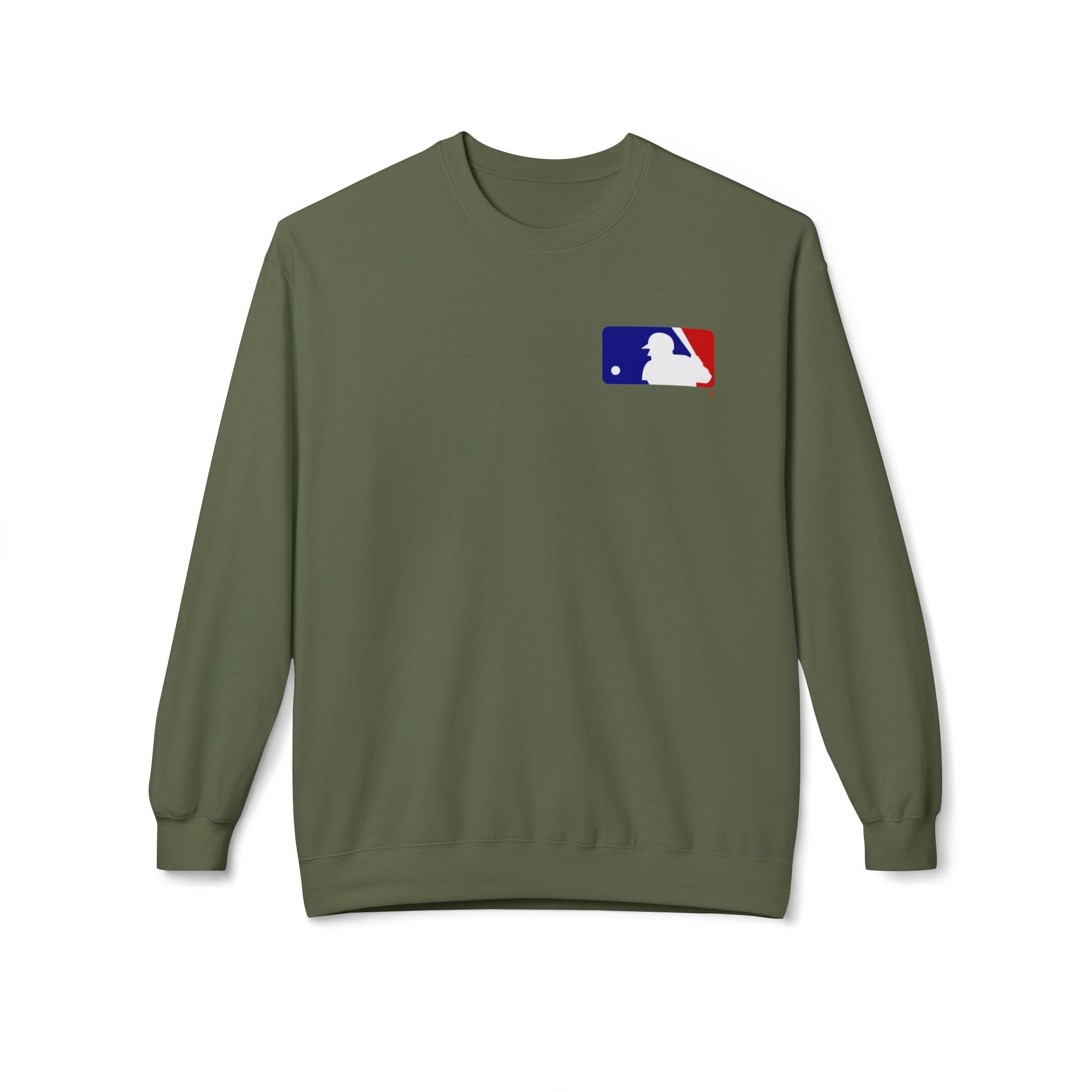 Baseball Silhouette Sweatshirt | Small Chest Logo, MLB Style - Etna Gift