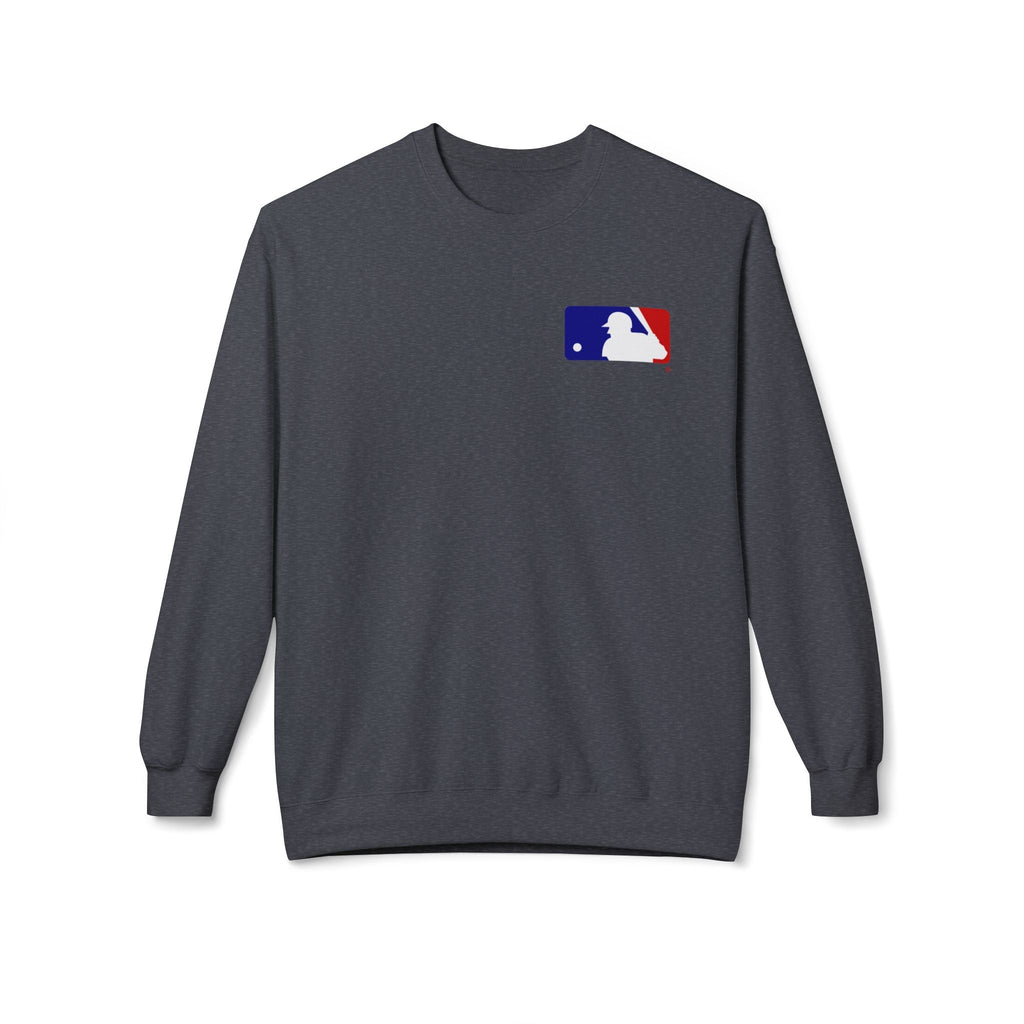 Baseball Silhouette Sweatshirt | Small Chest Logo, MLB Style - Etna Gift