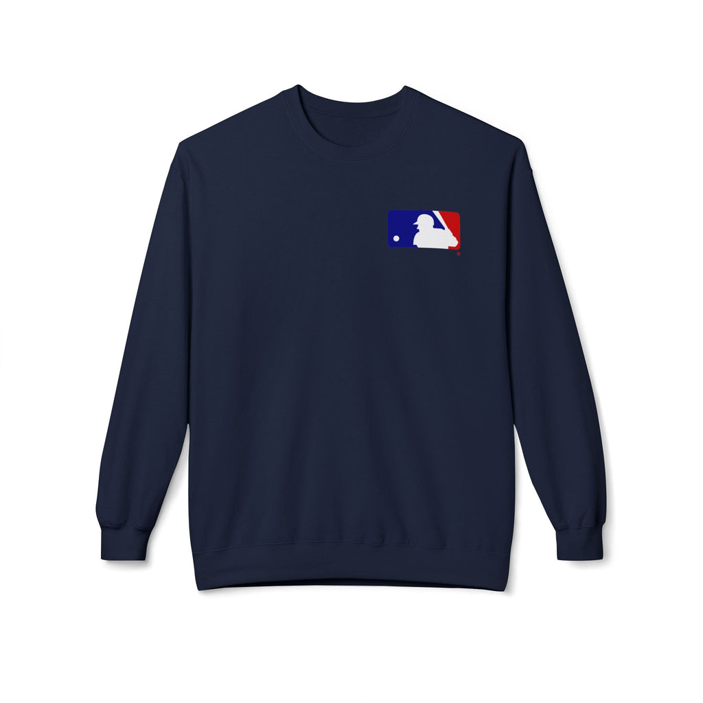 Baseball Silhouette Sweatshirt | Small Chest Logo, MLB Style - Etna Gift