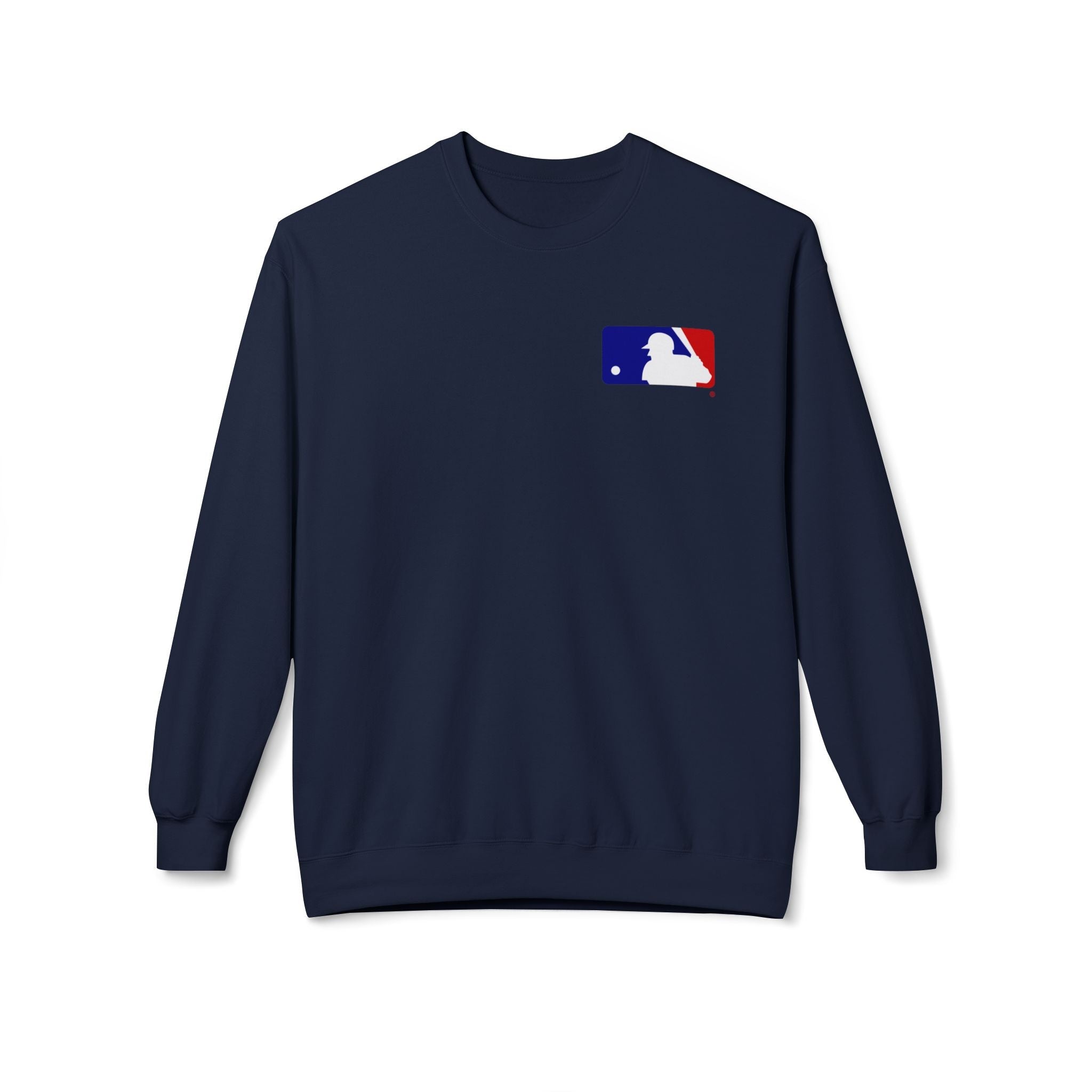 Baseball Silhouette Sweatshirt | Small Chest Logo, MLB Style - Etna Gift