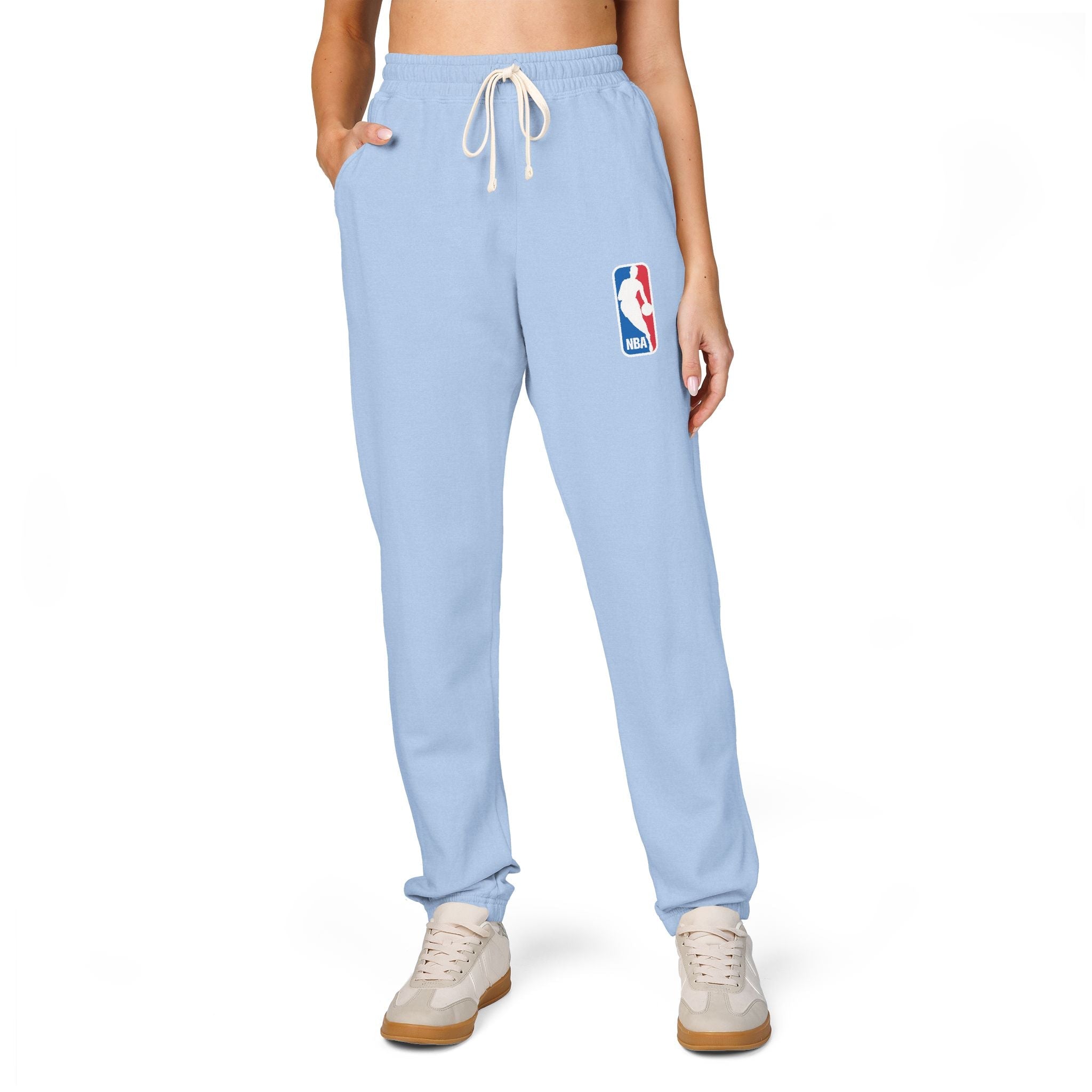 Basketball Logo Sweatpants | Fleece Joggers, Garment-Dyed - Etna Gift