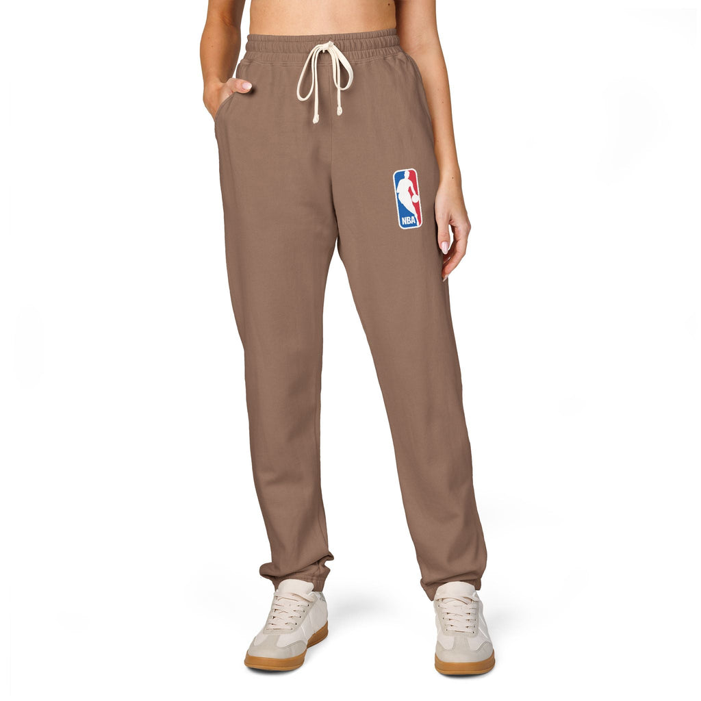 Basketball Logo Sweatpants | Fleece Joggers, Garment-Dyed - Etna Gift