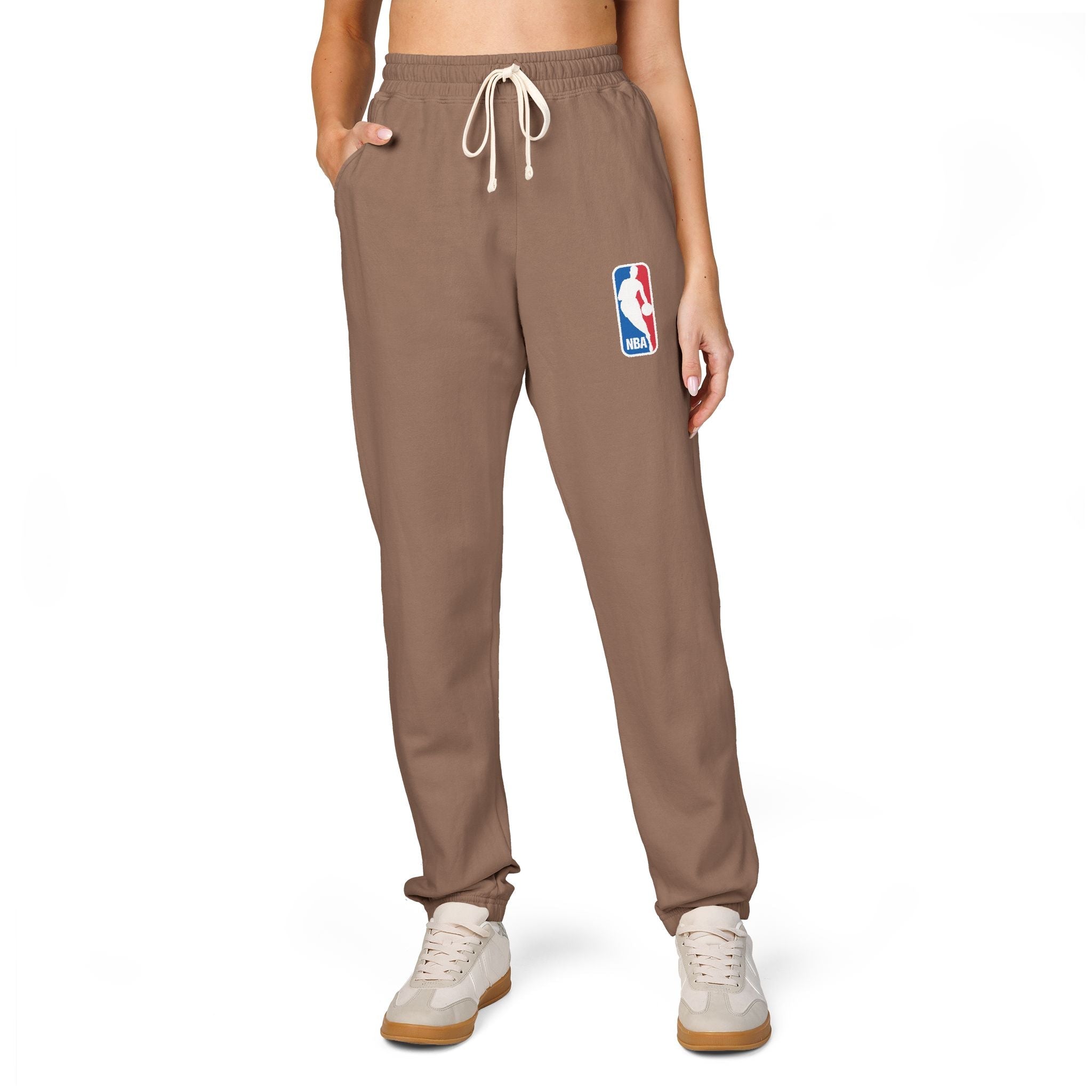 Basketball Logo Sweatpants | Fleece Joggers, Garment-Dyed - Etna Gift