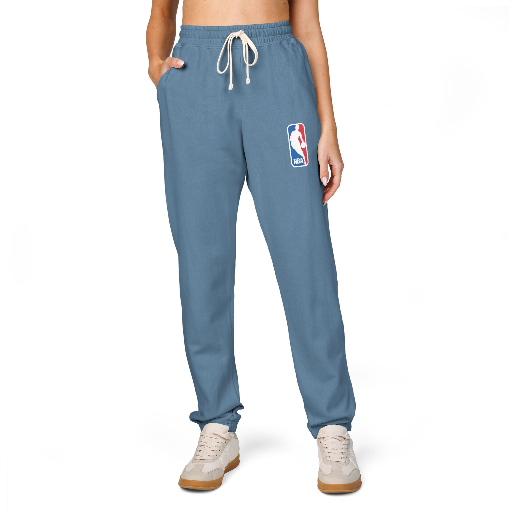 Basketball Logo Sweatpants | Fleece Joggers, Garment-Dyed - Etna Gift