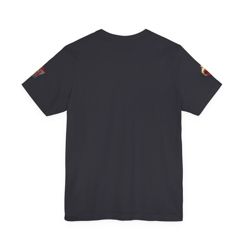 Basketball Players Tee Dribble Defender Court Illustration - Etna Gift