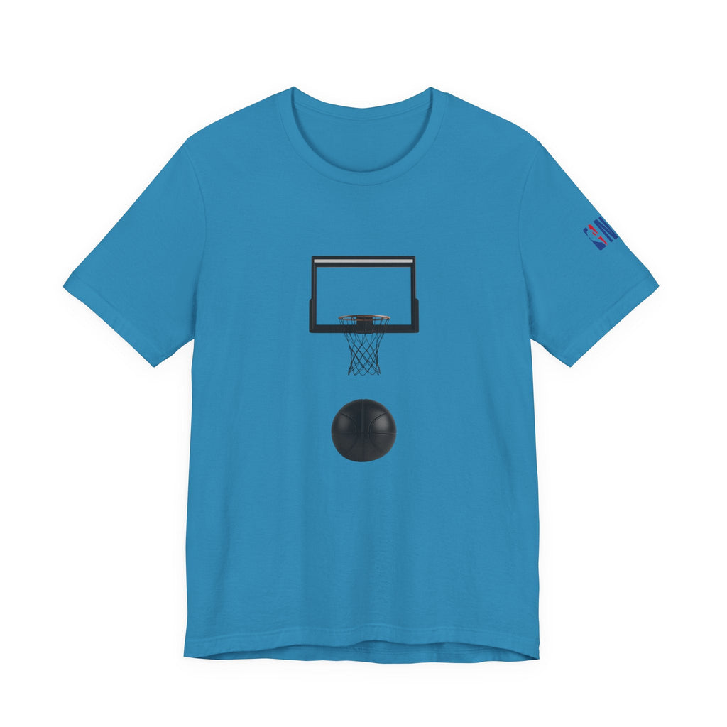 Basketball Silhouette Tee Hoop and Dunk Action - Etna Gift