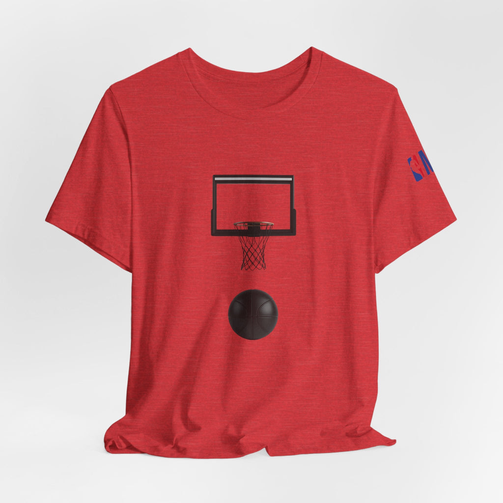 Basketball Silhouette Tee Hoop and Dunk Action - Etna Gift