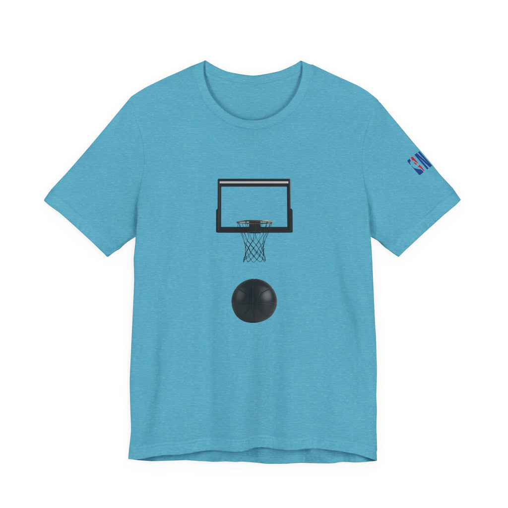 Basketball Silhouette Tee Hoop and Dunk Action - Etna Gift