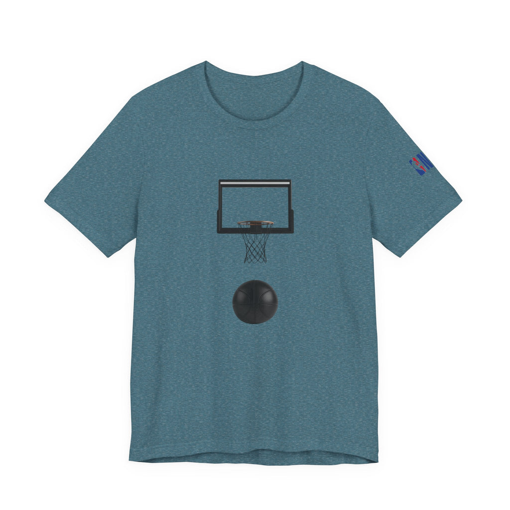 Basketball Silhouette Tee Hoop and Dunk Action - Etna Gift