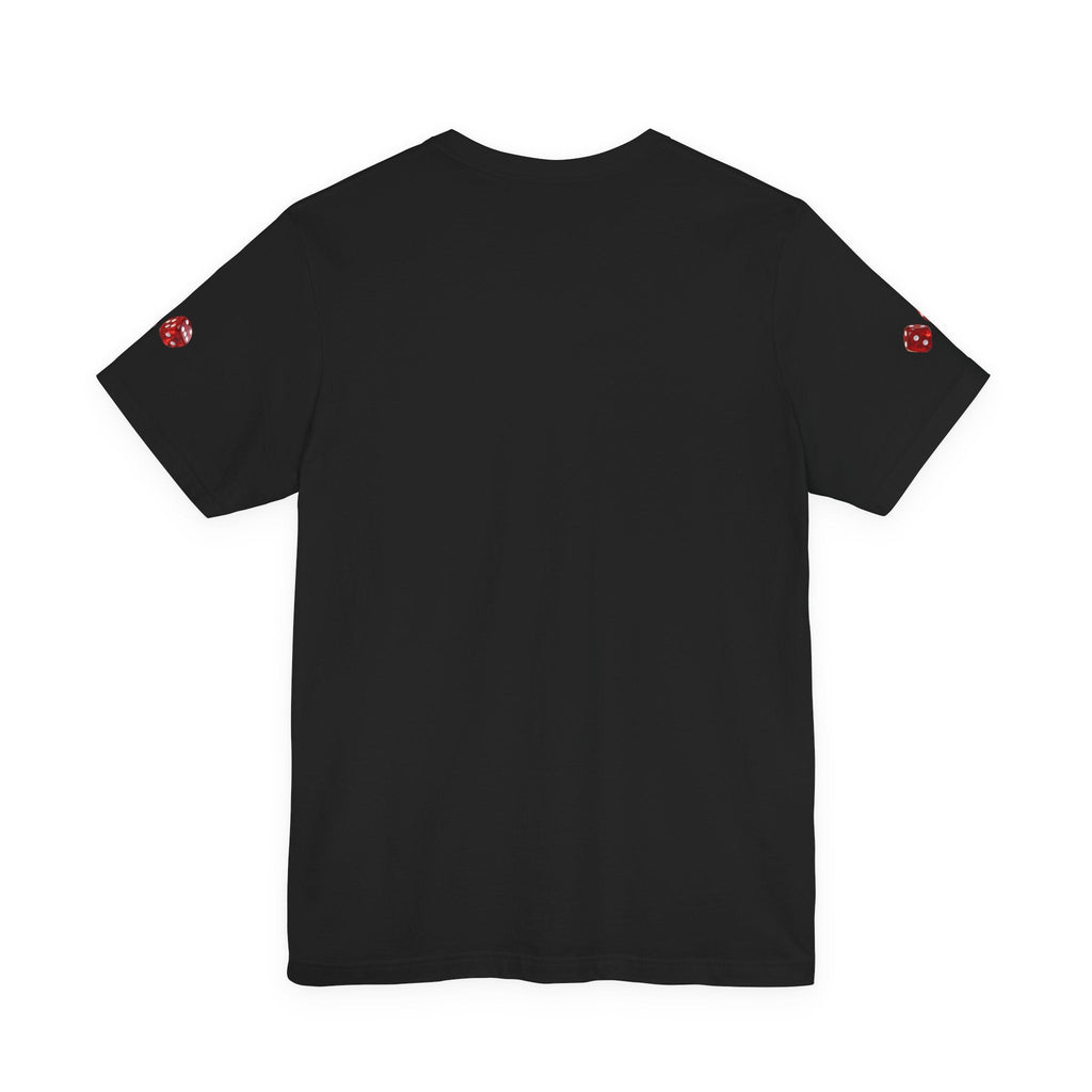 Black Poker Cards Heart design T-Shirt | Poker Chips Dice Tee - Etna Gift