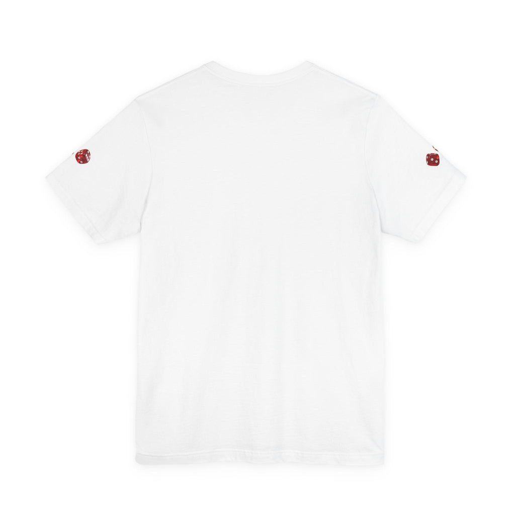 Black Poker Cards Heart design T-Shirt | Poker Chips Dice Tee - Etna Gift