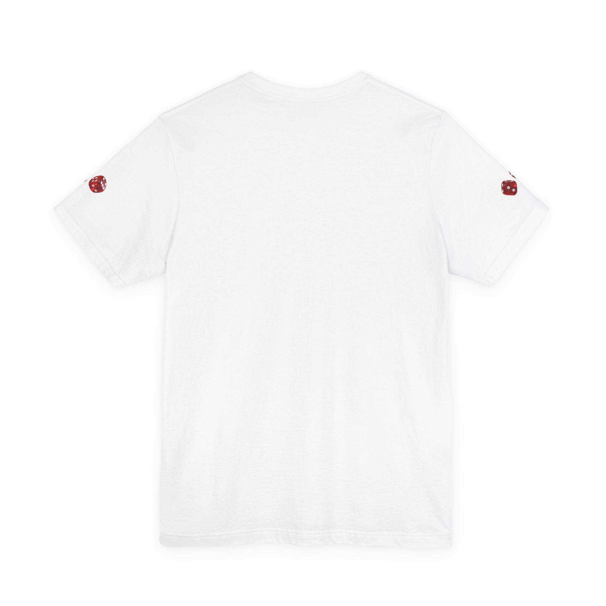 Black Poker Cards Heart design T-Shirt | Poker Chips Dice Tee - Etna Gift