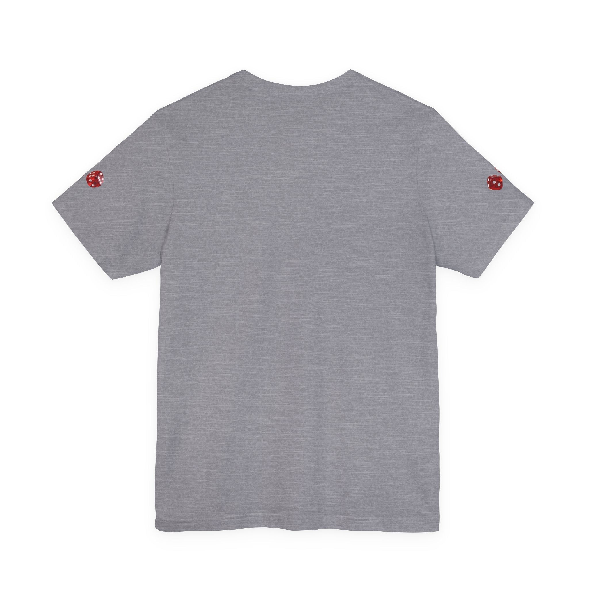 Black Poker Cards Heart design T-Shirt | Poker Chips Dice Tee - Etna Gift