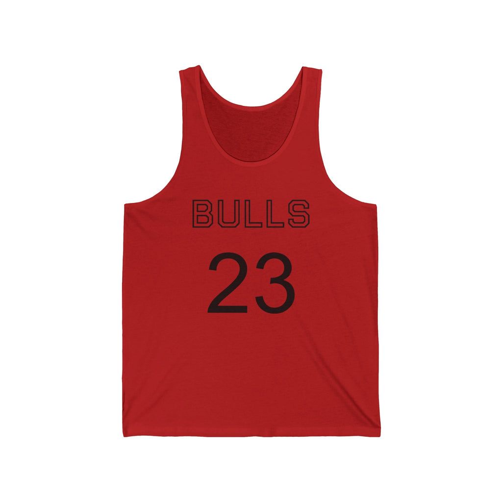 Bulls 23 Tank Basketball Jersey Number Athletic Apparel - Etna Gift