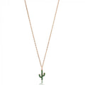 Cactus Necklace 925 Sterling Silver Infinity Necklace - Etna Gift