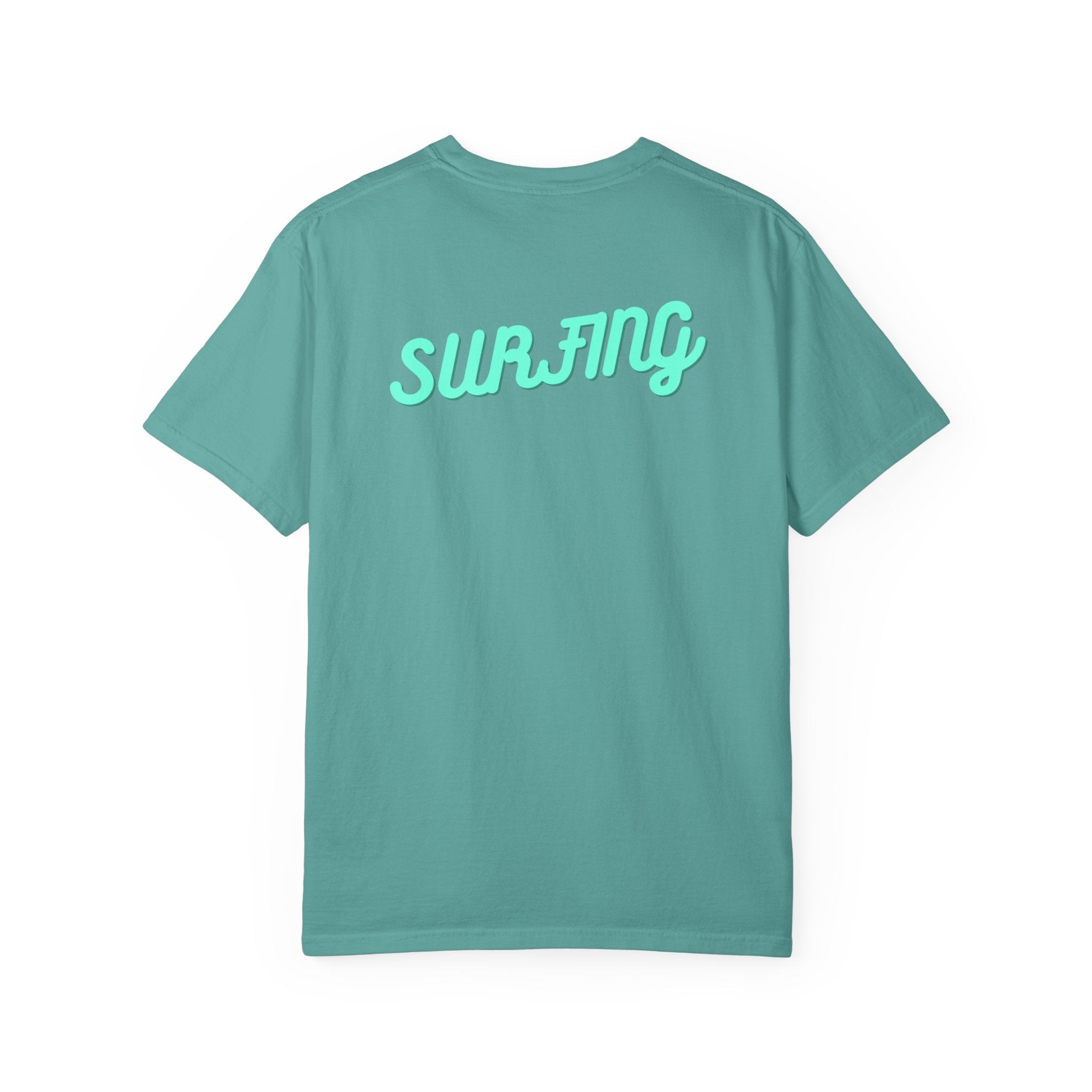 California Beach Surf T-Shirt Retro Palm Trees & ‘SURFING’ Graphic - Etna Gift