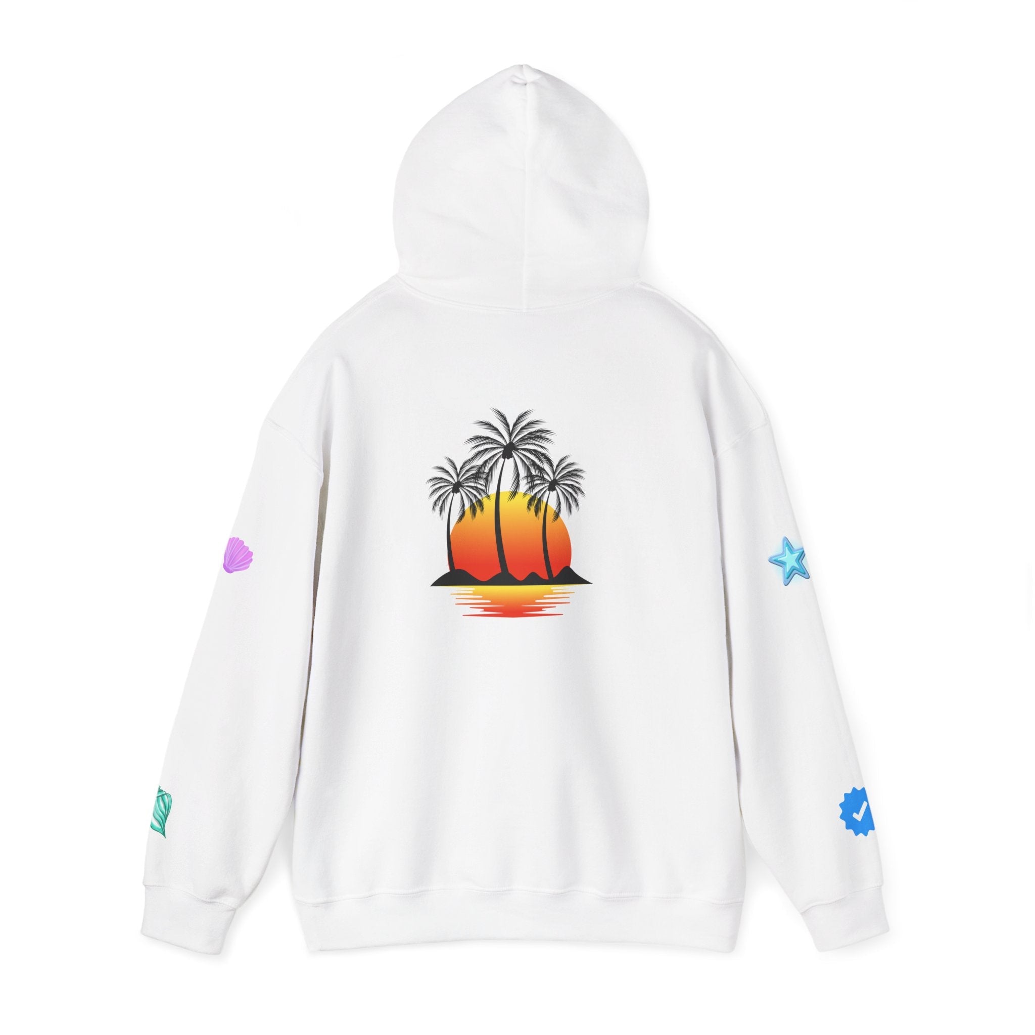 California Palm Sunset Hoodie | Palm Tree Sunset Hoodie - Etna Gift