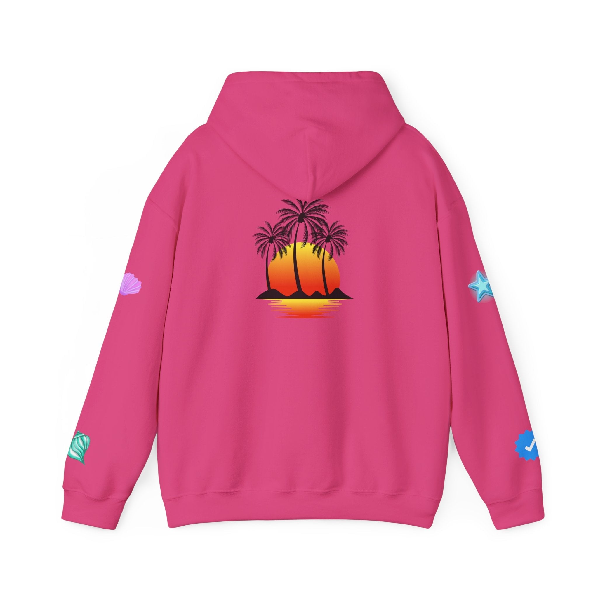 California Palm Sunset Hoodie | Palm Tree Sunset Hoodie - Etna Gift