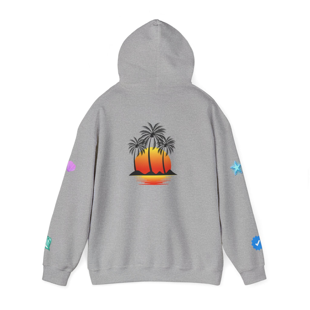 California Palm Sunset Hoodie | Palm Tree Sunset Hoodie - Etna Gift
