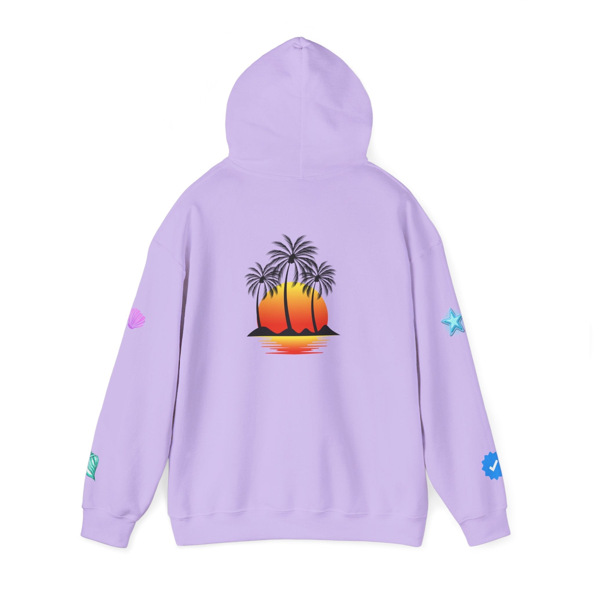 California Palm Sunset Hoodie | Palm Tree Sunset Hoodie - Etna Gift