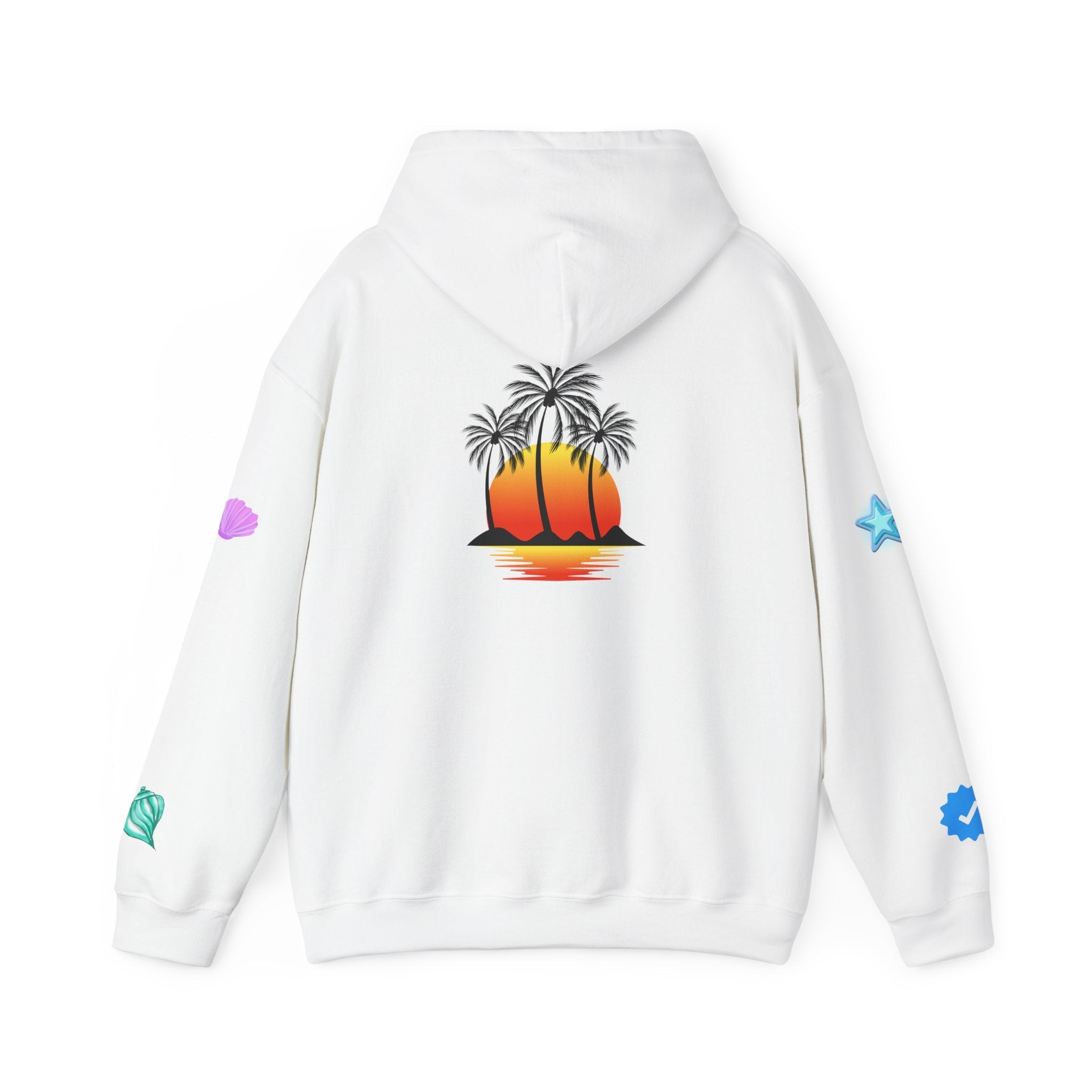 California Palm Sunset Hoodie | Palm Tree Sunset Hoodie - Etna Gift