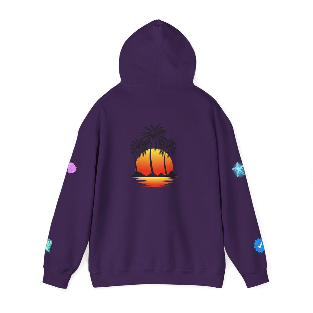 California Palm Sunset Hoodie | Palm Tree Sunset Hoodie - Etna Gift