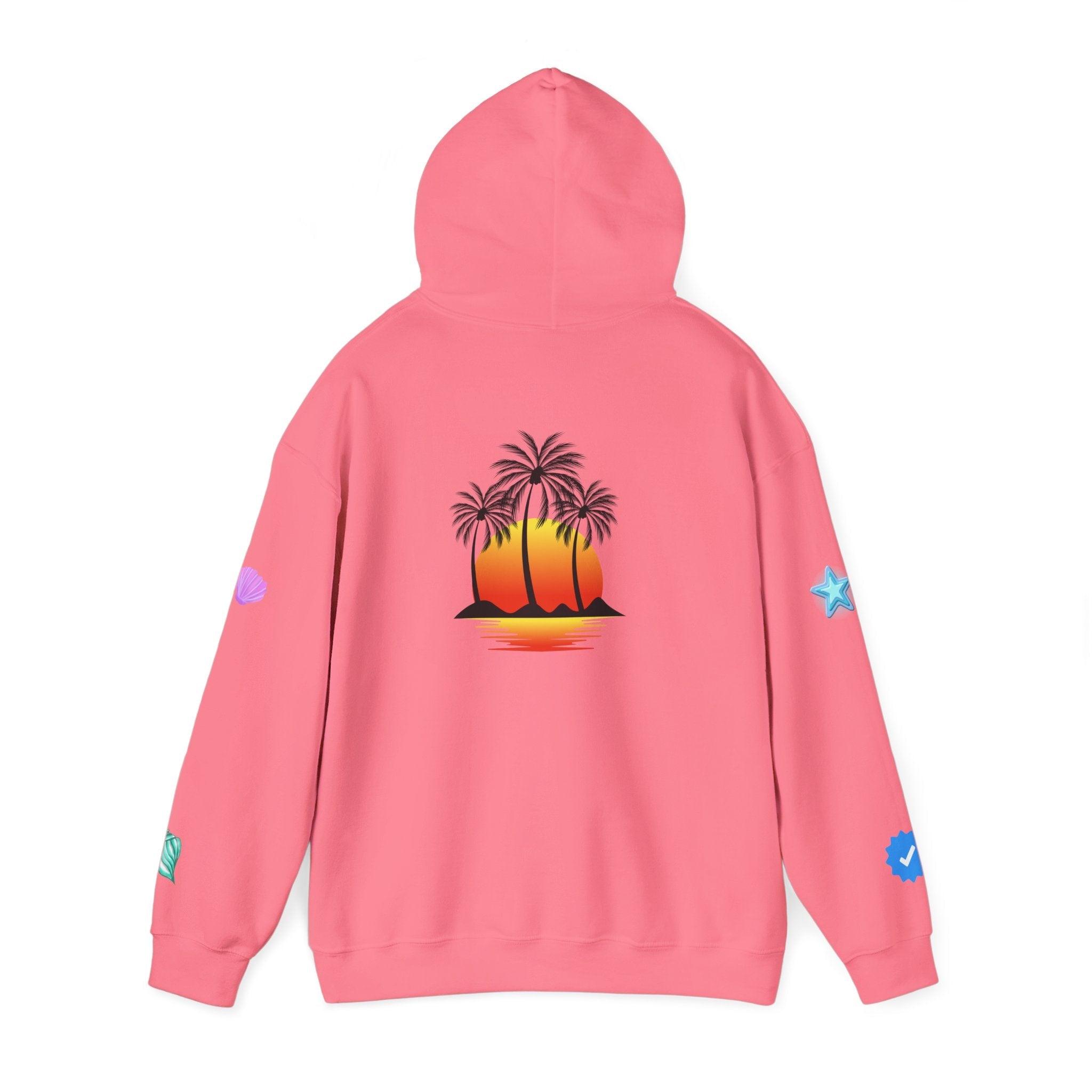 California Palm Sunset Hoodie | Palm Tree Sunset Hoodie - Etna Gift