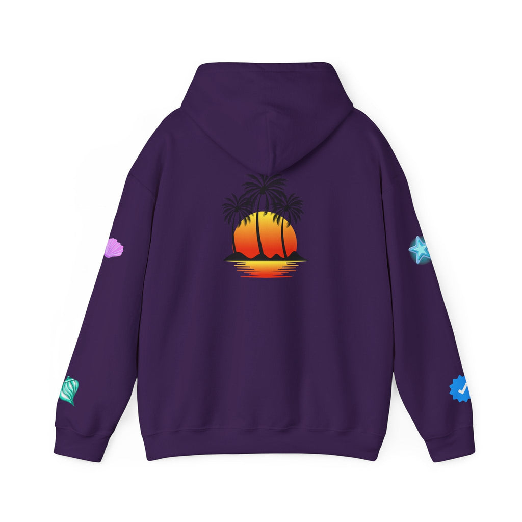 California Palm Sunset Hoodie | Palm Tree Sunset Hoodie - Etna Gift