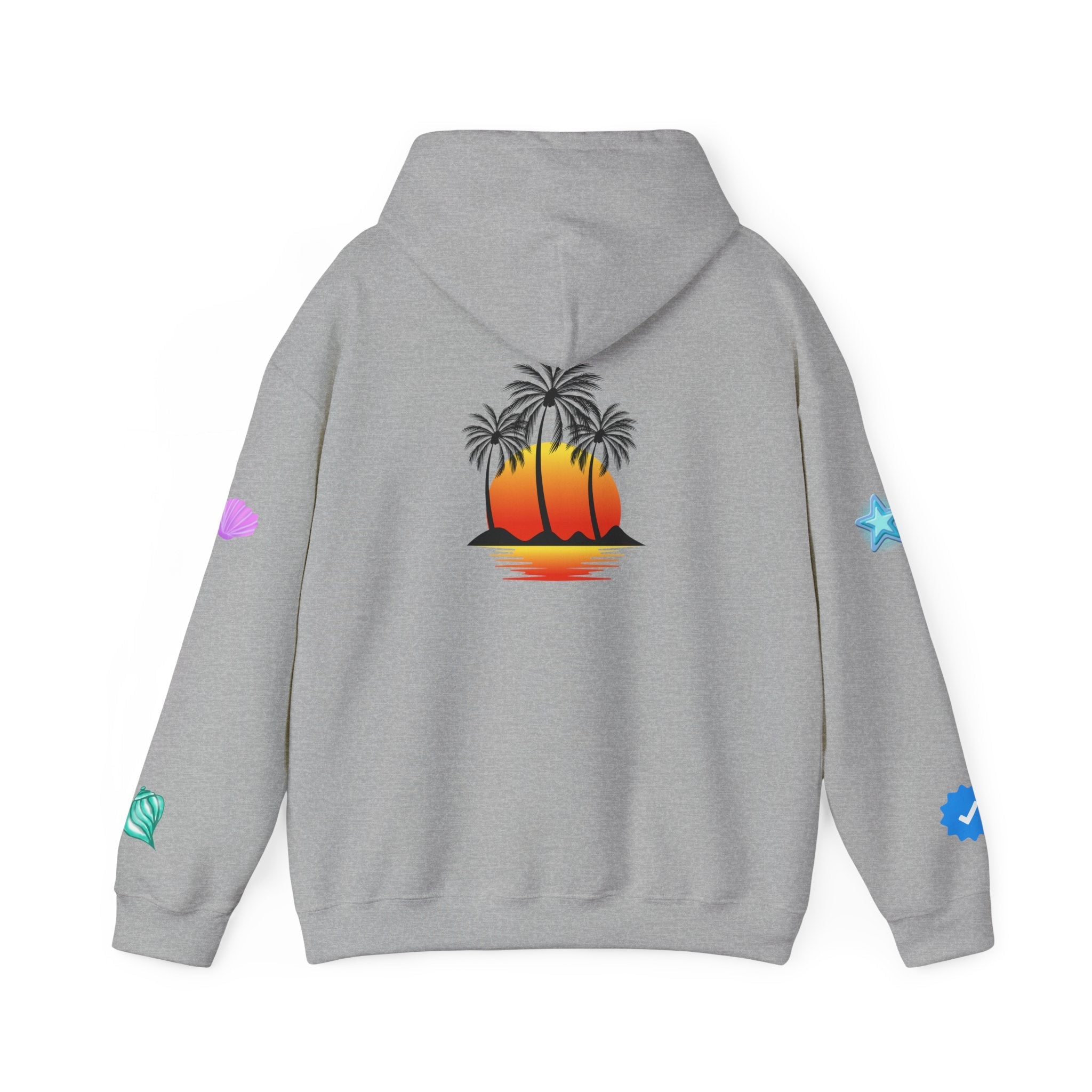 California Palm Sunset Hoodie | Palm Tree Sunset Hoodie - Etna Gift