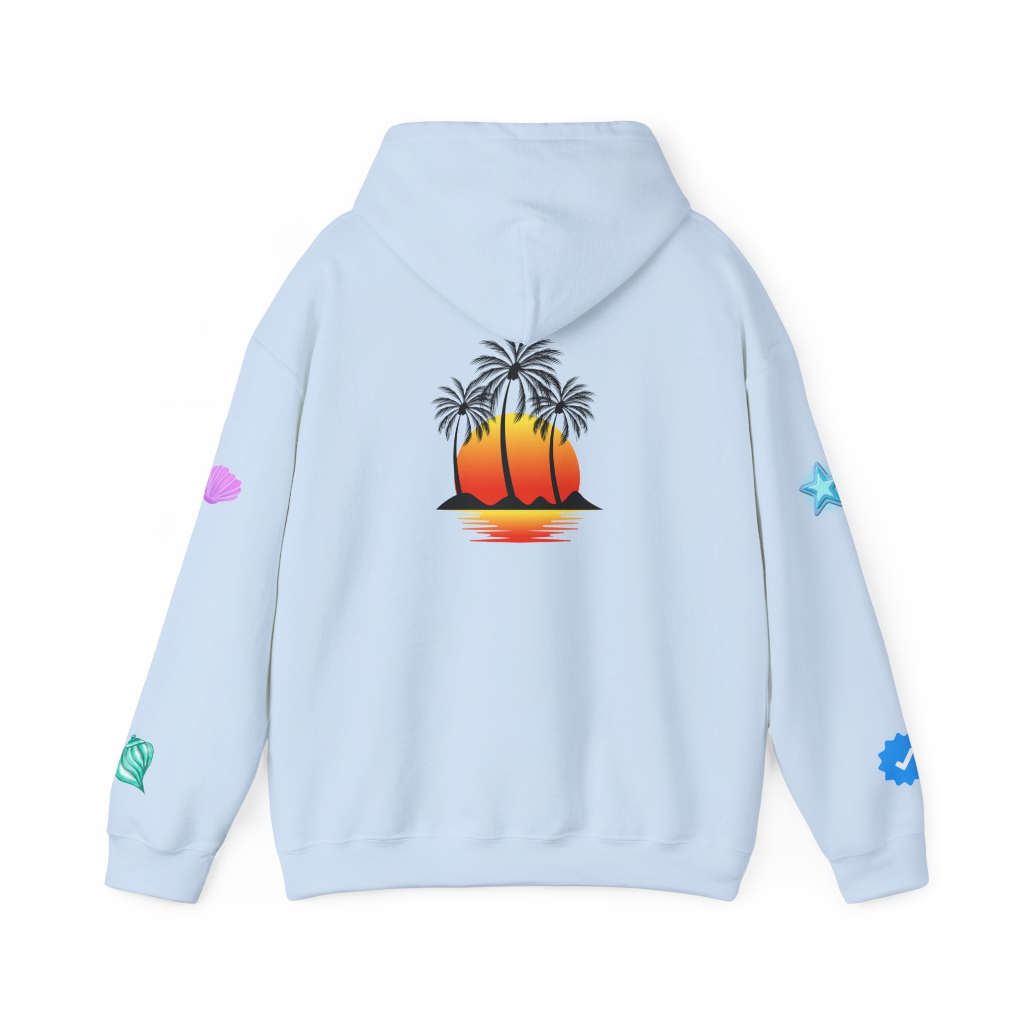 California Palm Sunset Hoodie | Palm Tree Sunset Hoodie - Etna Gift