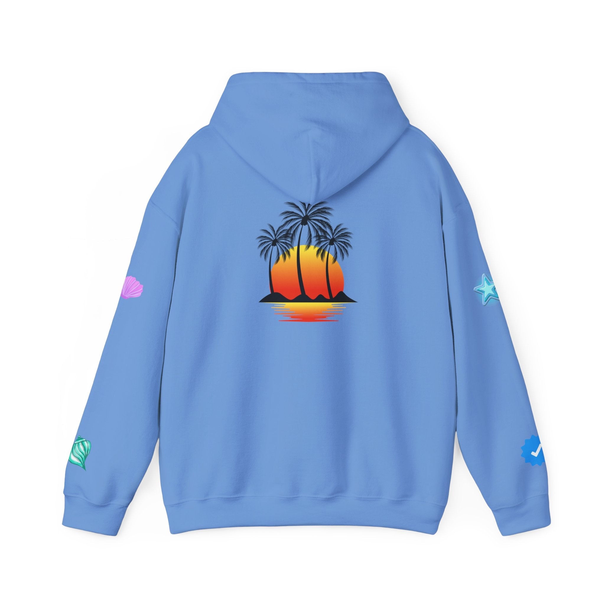 California Palm Sunset Hoodie | Palm Tree Sunset Hoodie - Etna Gift