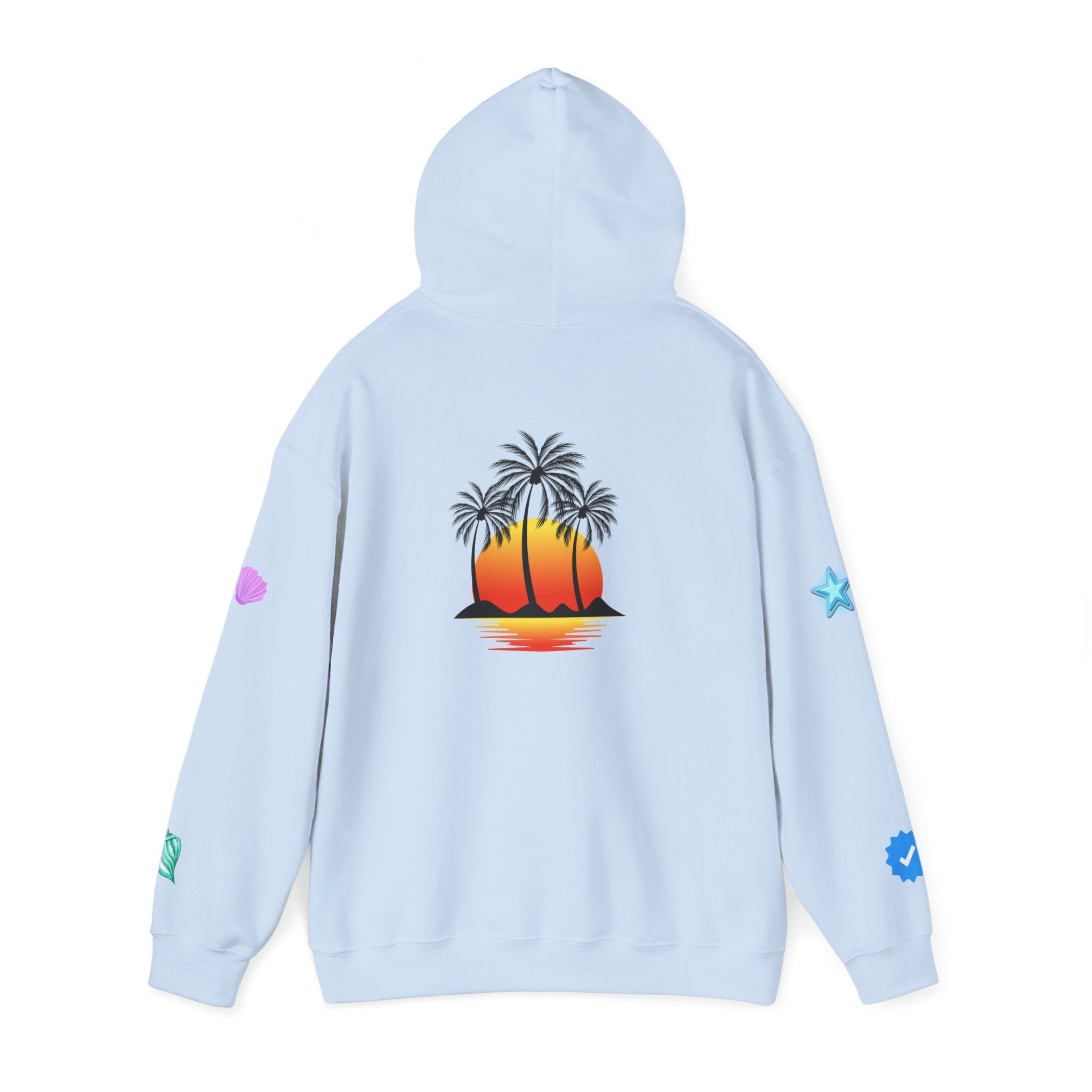 California Palm Sunset Hoodie | Palm Tree Sunset Hoodie - Etna Gift