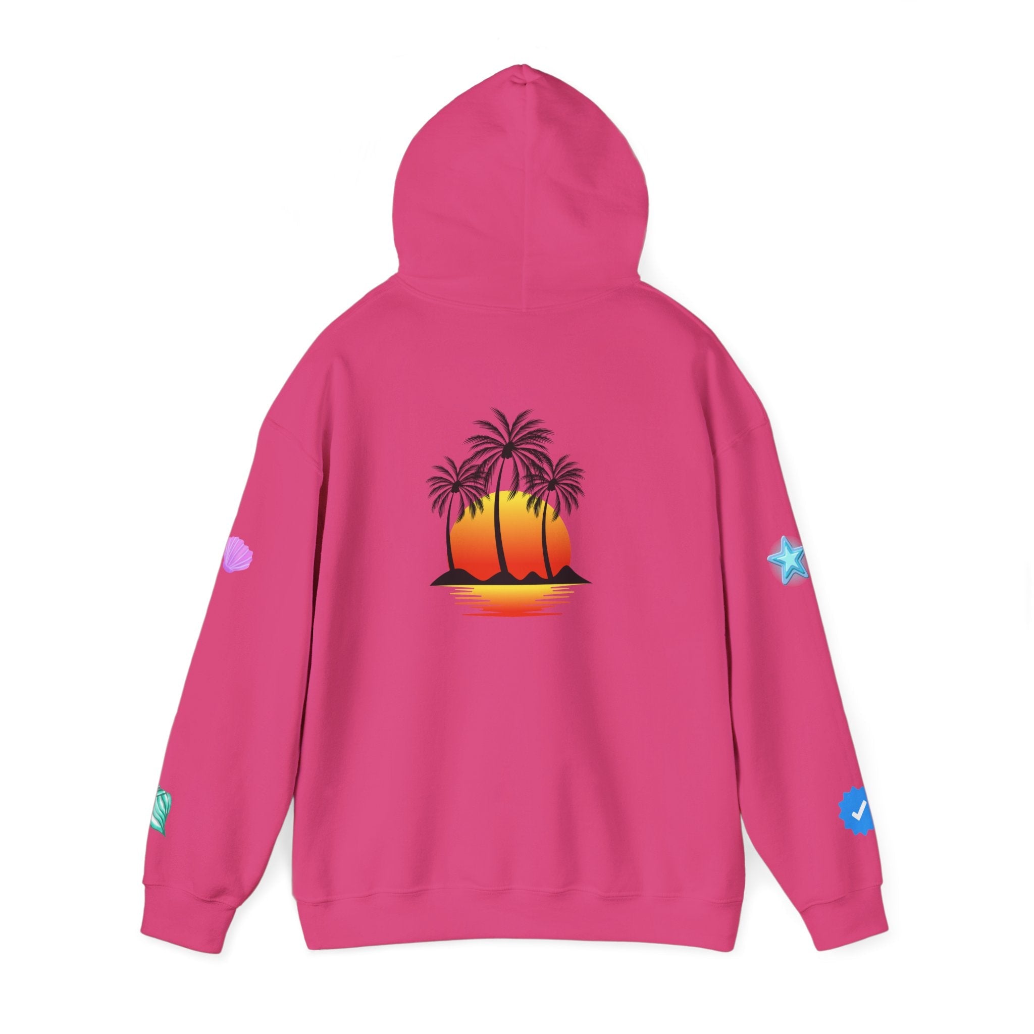 California Palm Sunset Hoodie | Palm Tree Sunset Hoodie - Etna Gift