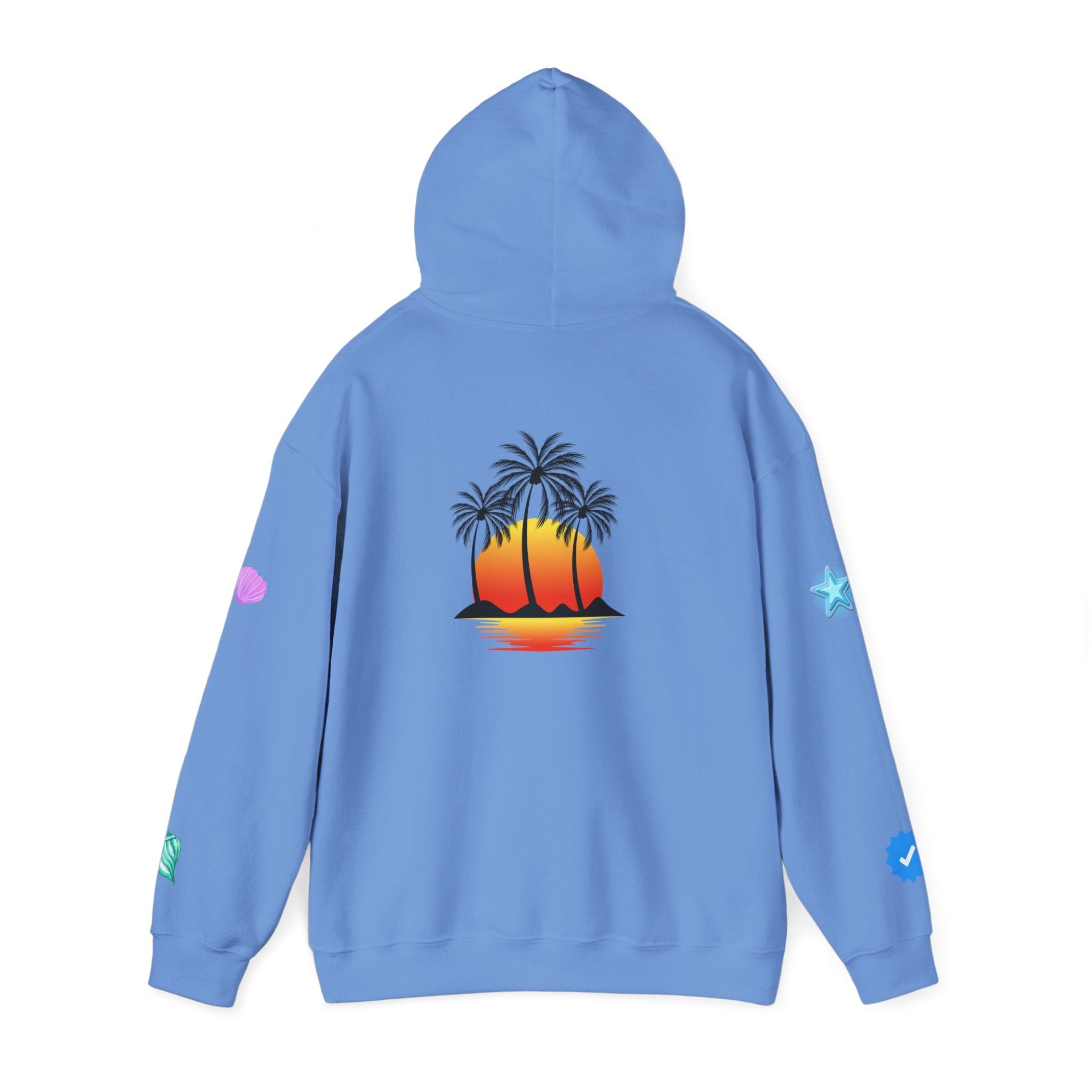 California Palm Sunset Hoodie | Palm Tree Sunset Hoodie - Etna Gift