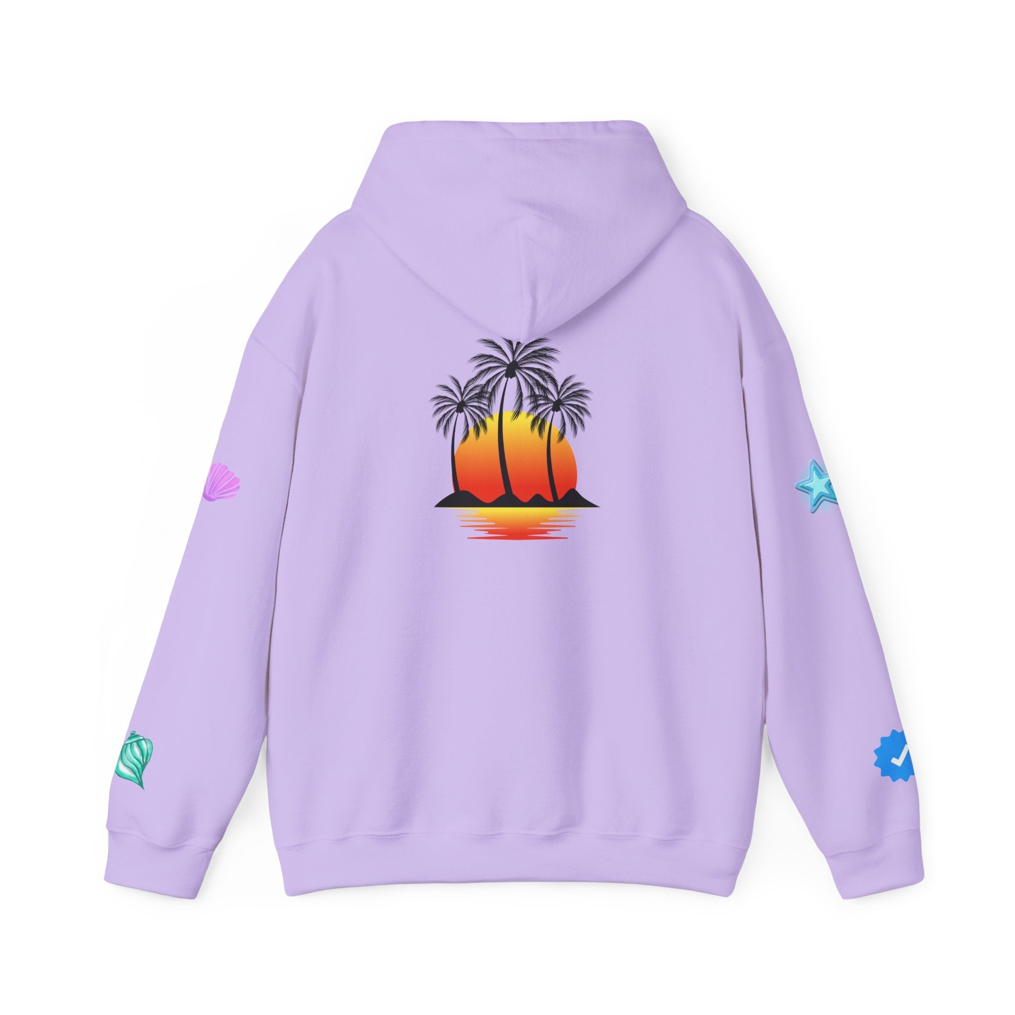 California Palm Sunset Hoodie | Palm Tree Sunset Hoodie - Etna Gift