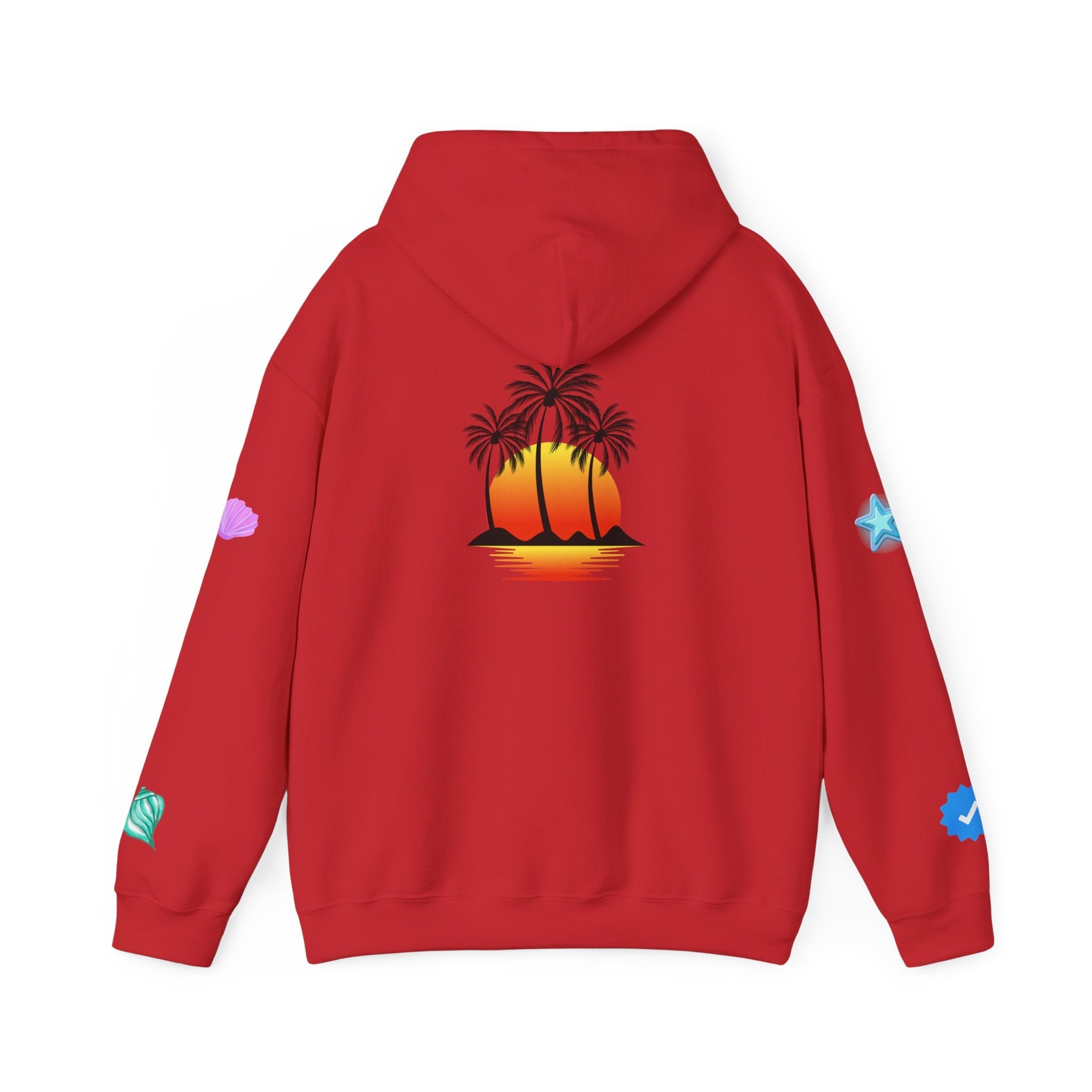 California Palm Sunset Hoodie | Palm Tree Sunset Hoodie - Etna Gift