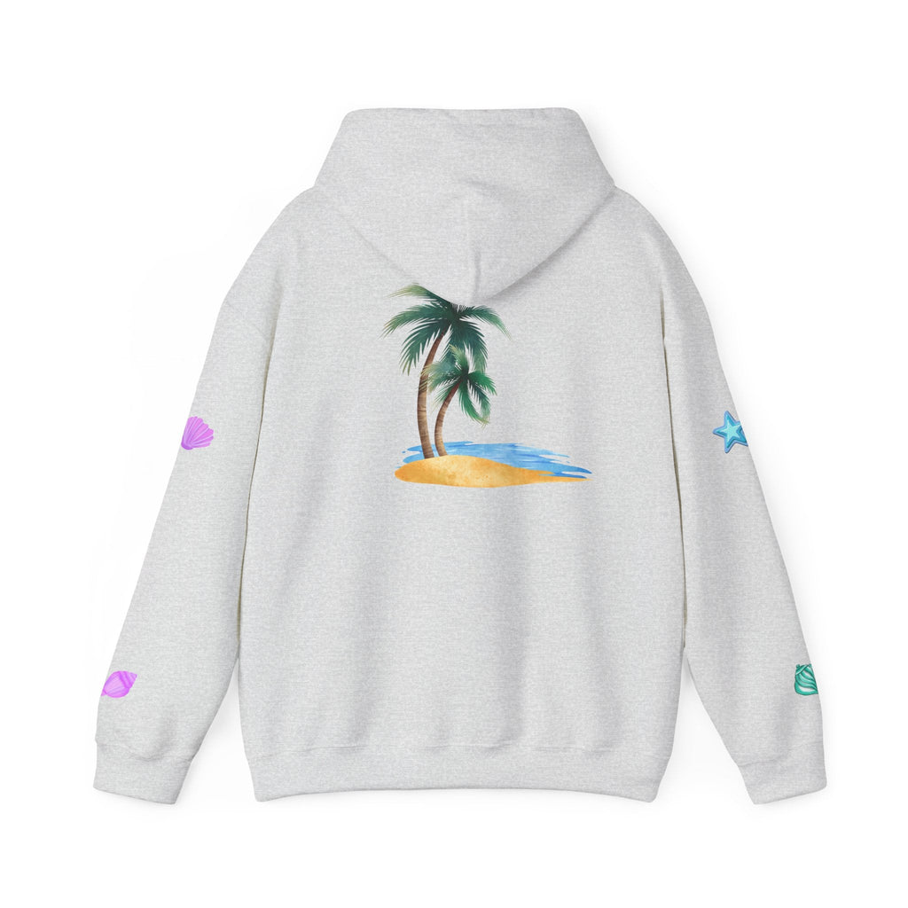California Palm Tree Hoodie | Beach Island Graphic, Sleeve Icons - Etna Gift