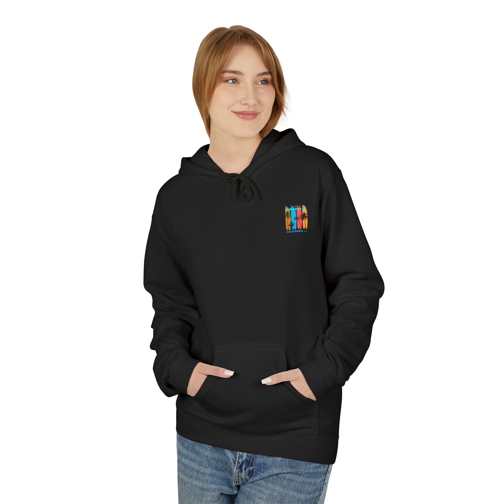 California Sunset Surf Hoodie Summer Vacation Beach Pullover - Etna Gift