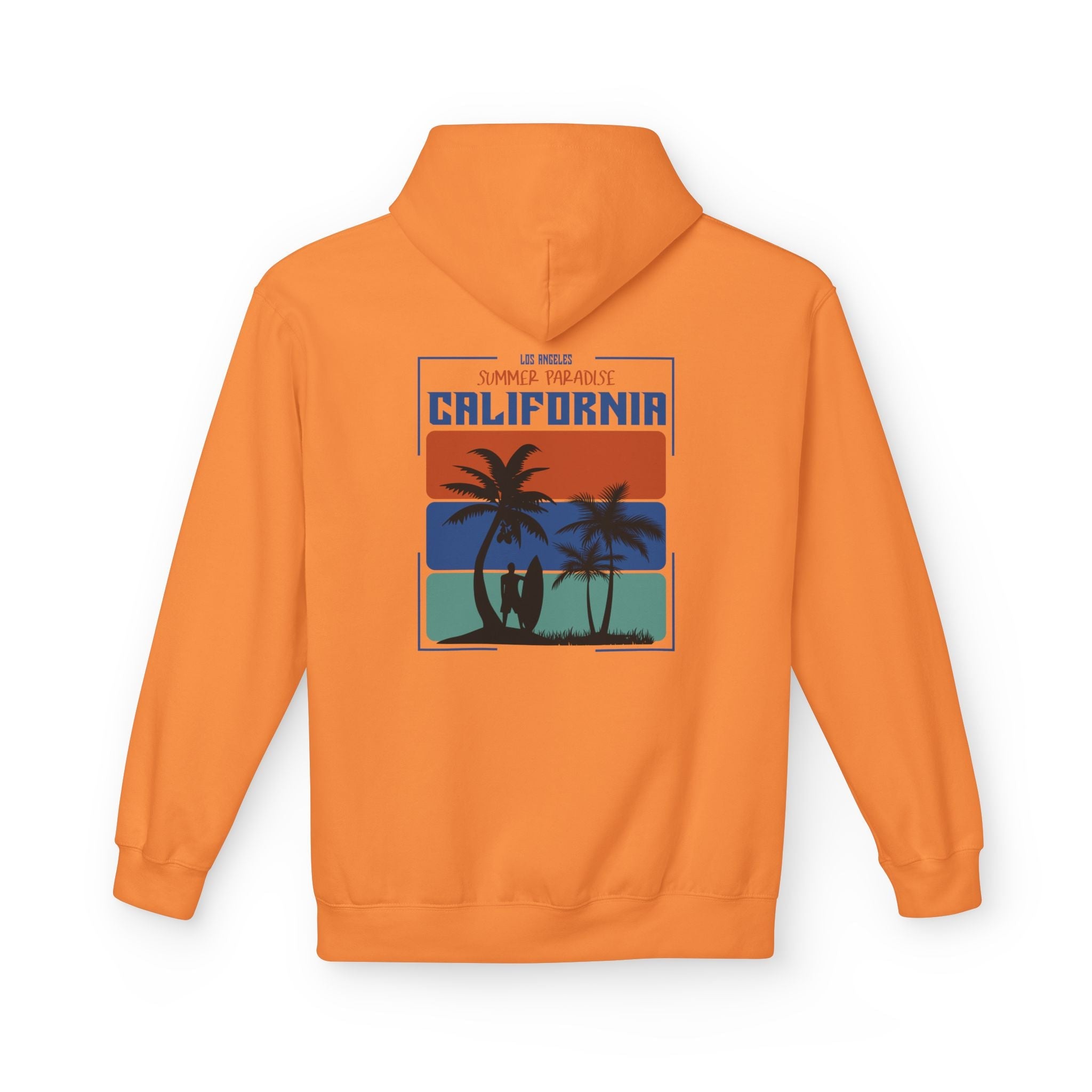 California Sunset Surf Hoodie Summer Vacation Beach Pullover - Etna Gift